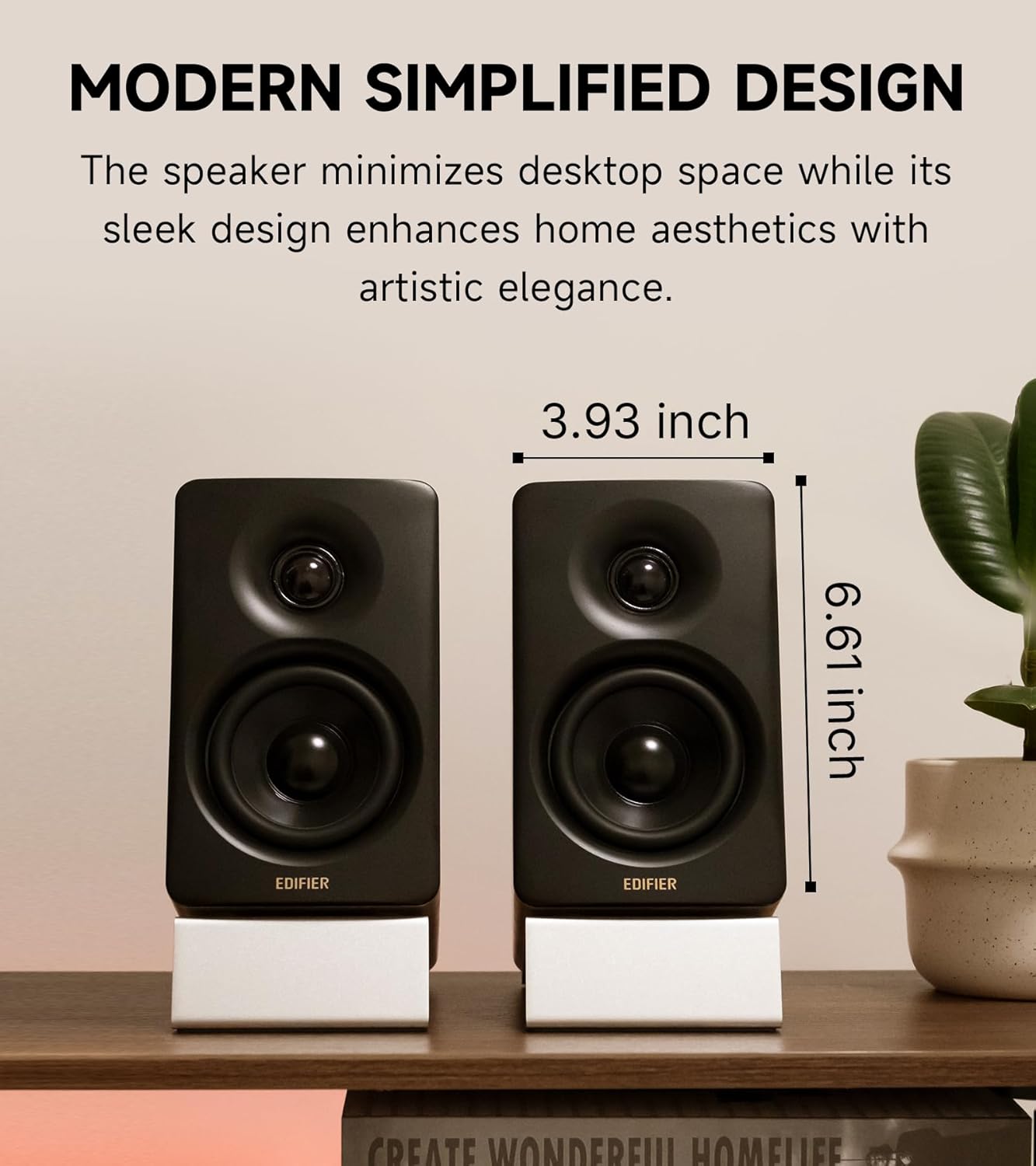 Edifier M60 Multimedia Speaker Bluetooth 5.3, 66W RMS, Hi-Res Audio & Hi-Res Wireless Audio, LDAC,3