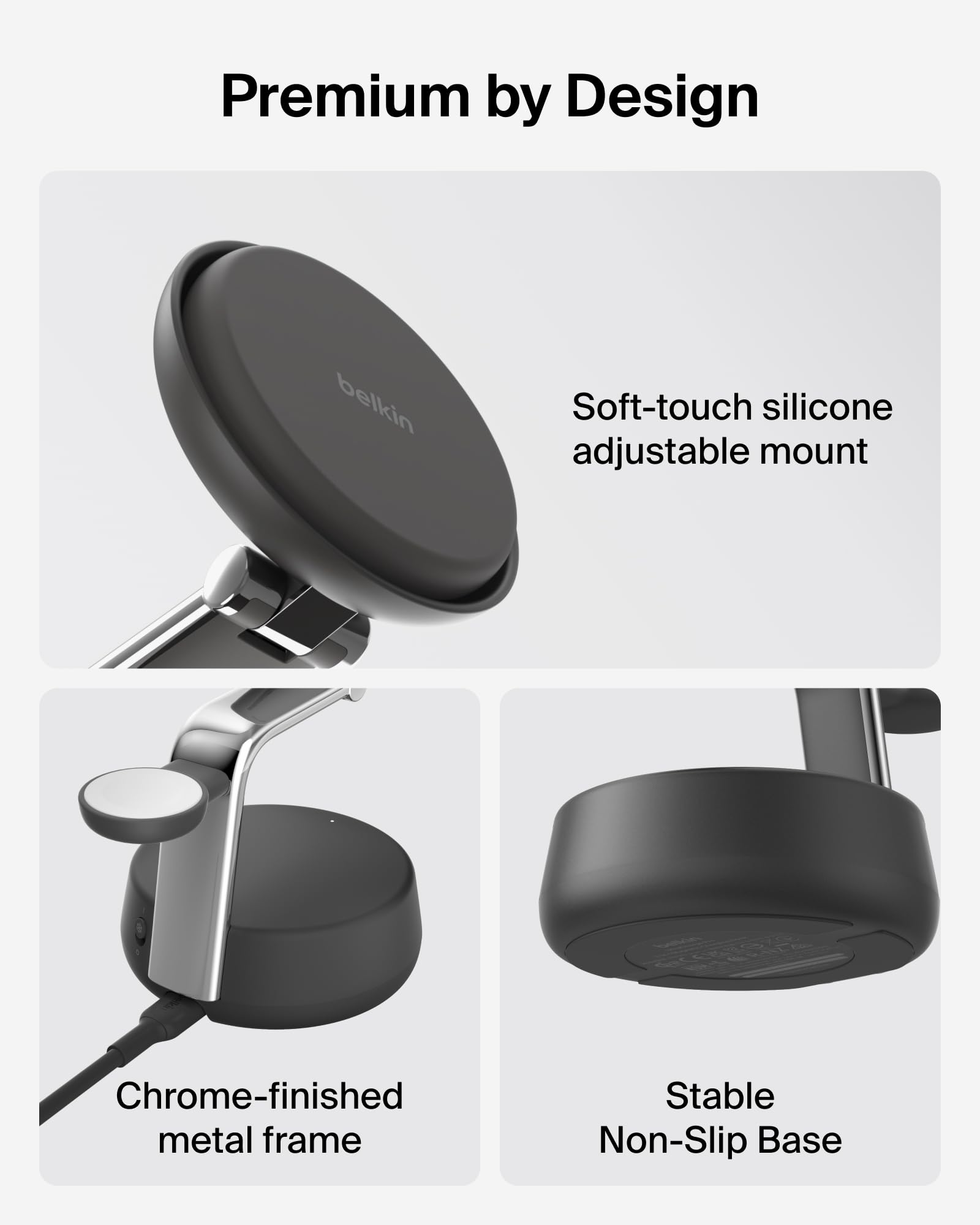 BELKIN MagSafe 3-in-1 Charger Station with Cooling Fan