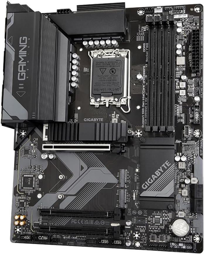 GIGABYTE B760 Gaming X AX Intel LGA 1700 ATX Motherboard, 4X DDR5~128GB, 3X PCI-E x16, 3X M.2, 4X SATA, 2X USB 3.2, 1x USB-C, 5X USB 2.0