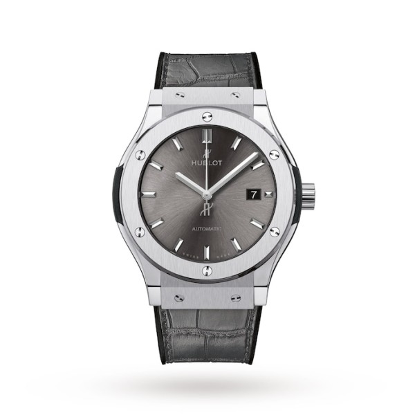 Classic Fusion Men Automatic Grey Alligator Watch 542.NX.7071.LR