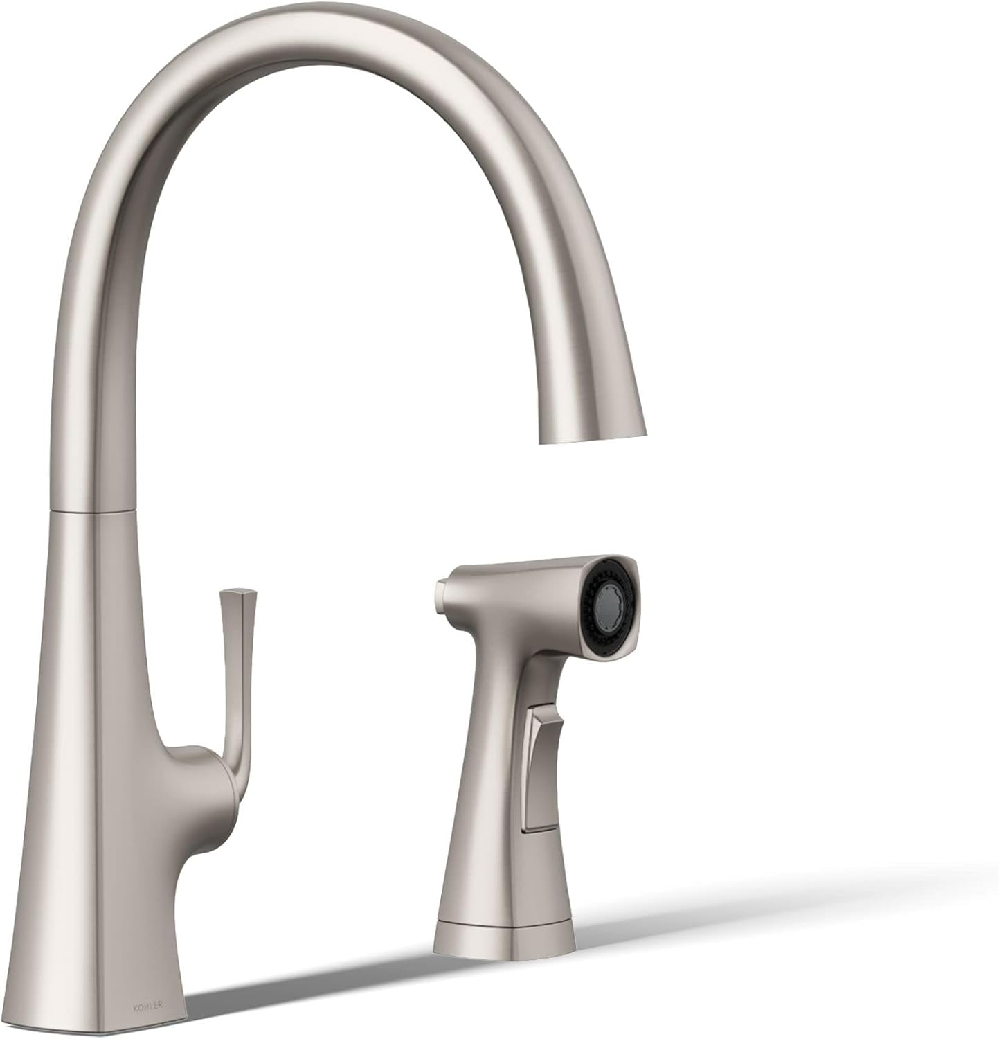 KOHLER Graze 1.5 GPM Single Hole Kitchen Faucet - Includes Side Spray