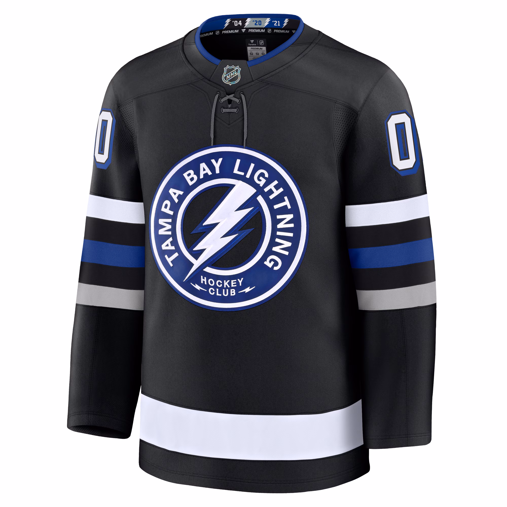Tampa Bay Lightning Fanatics Alternate Premium Custom Jersey - Black