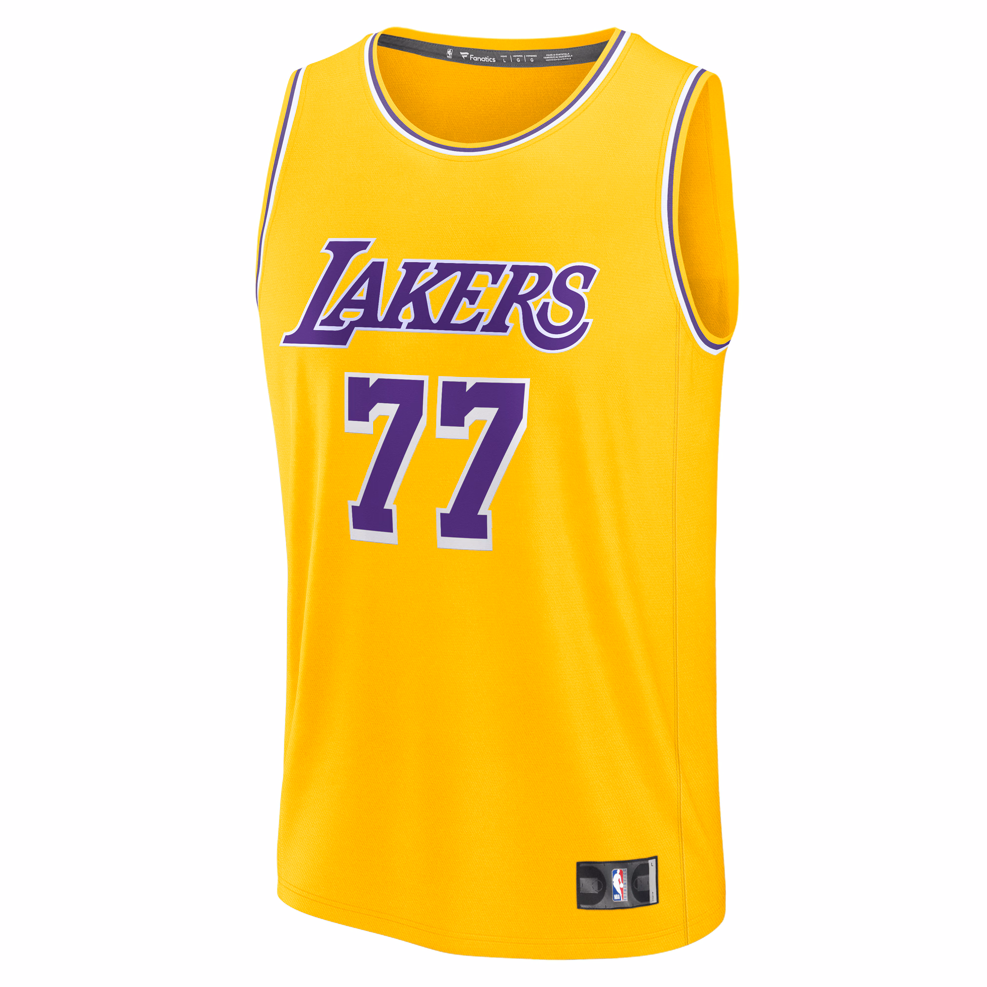 Luka Dončić Los Angeles Lakers Fanatics Youth Fast Break Replica Player Jersey - Gold