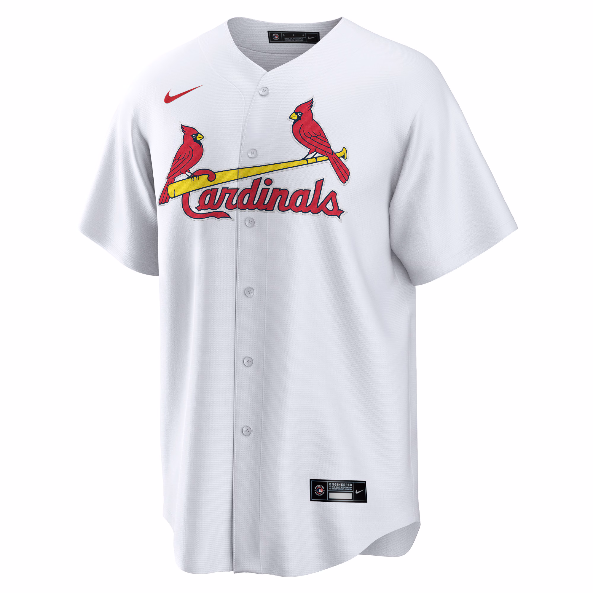 St. Louis Cardinals Nike Home Blank Replica Jersey - White