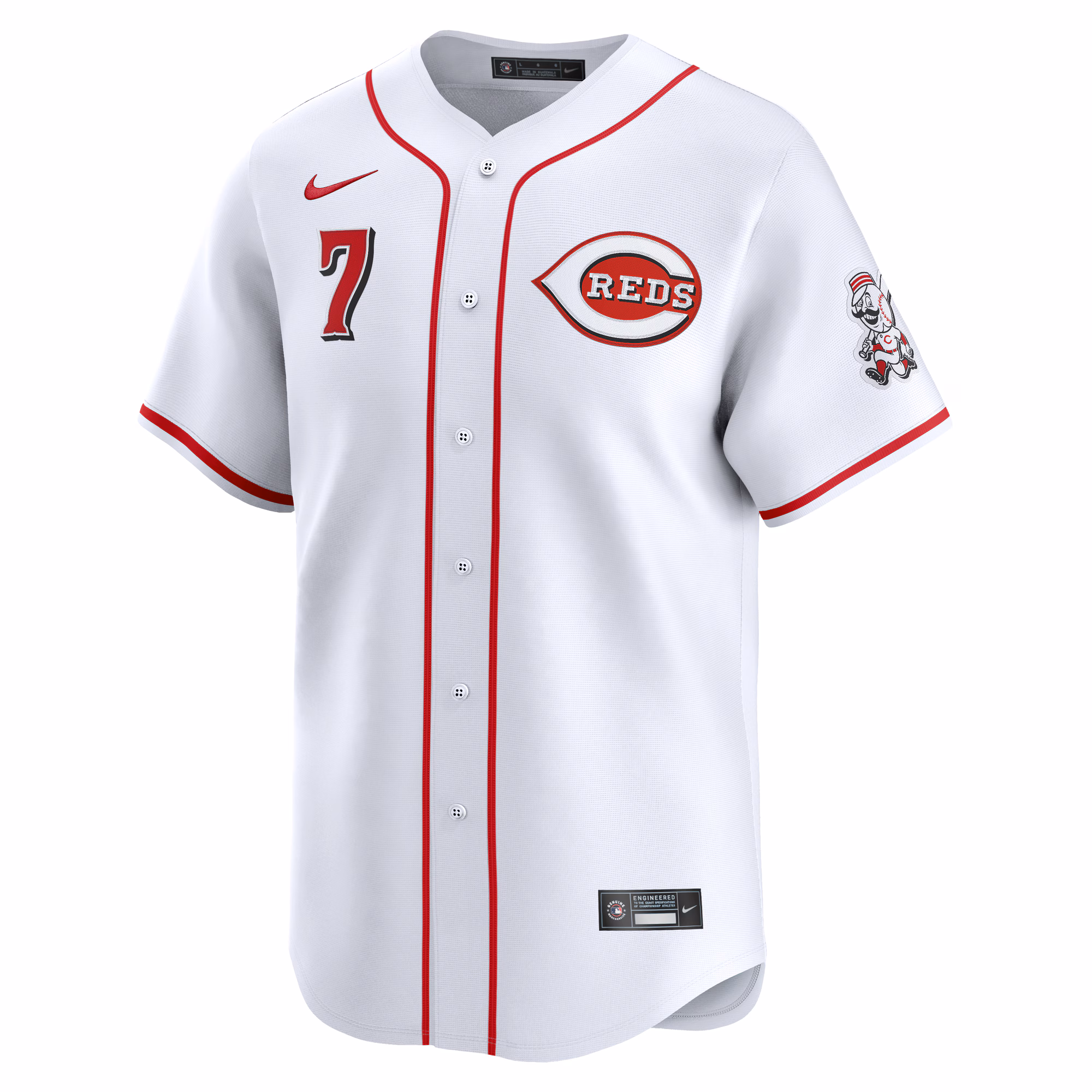 Spencer Steer Cincinnati Reds Nike Home Limited Player Jersey - White