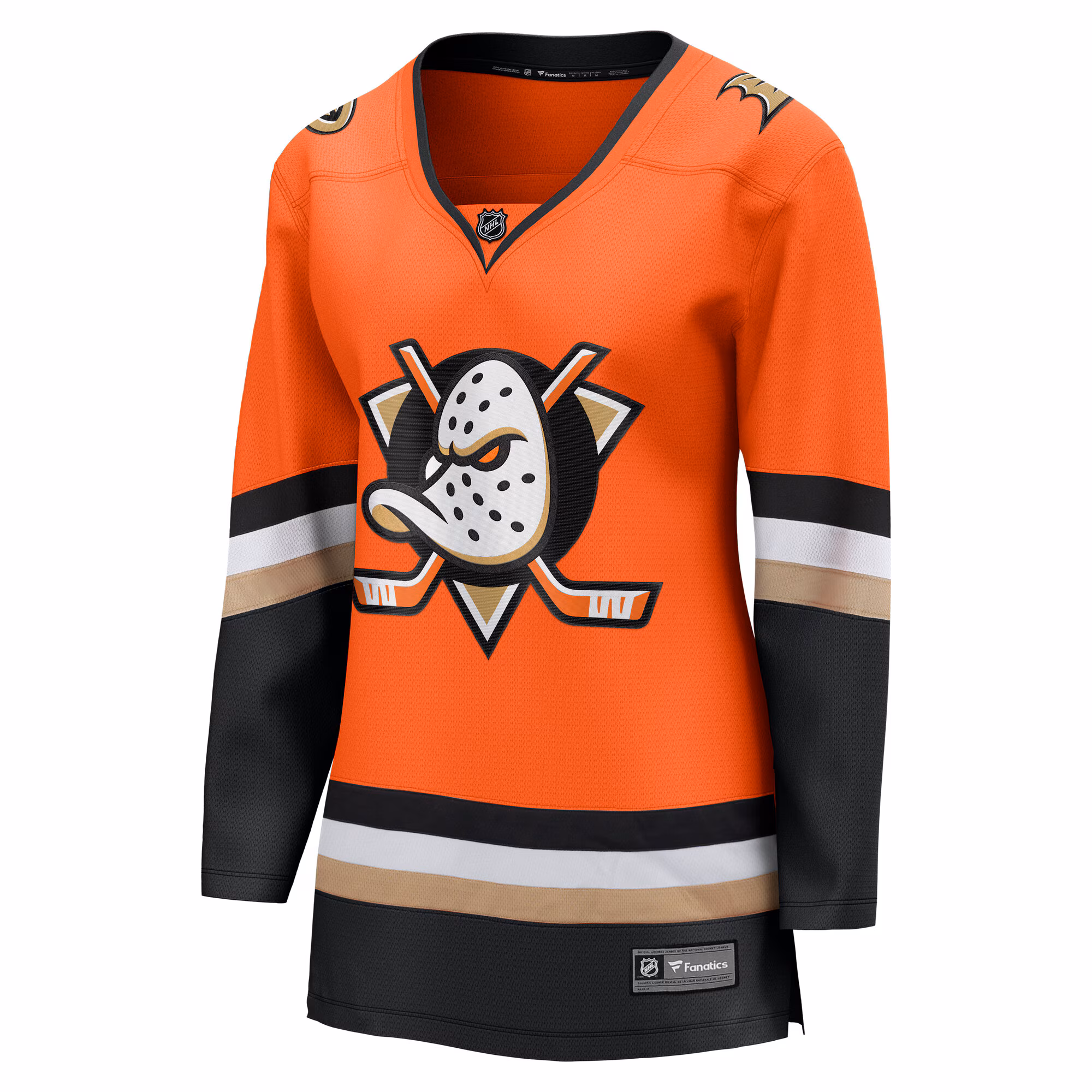 Anaheim Ducks Fanatics Women's Home Breakaway Jersey - Orange