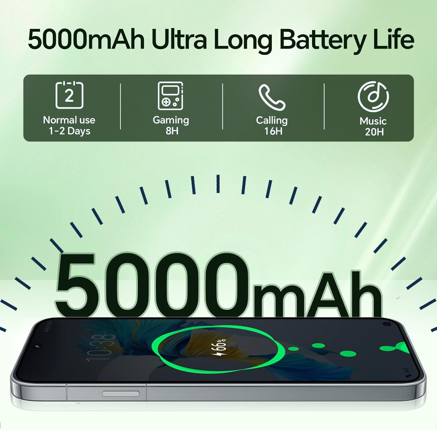 Unlocked Phones, IK17 Android 15 Smartphone, Cell Phones with 5000mAh Battery, Snapdragon 888, 16GB RAM+512GB ROM, 104MP+32MP Camera, 6.9