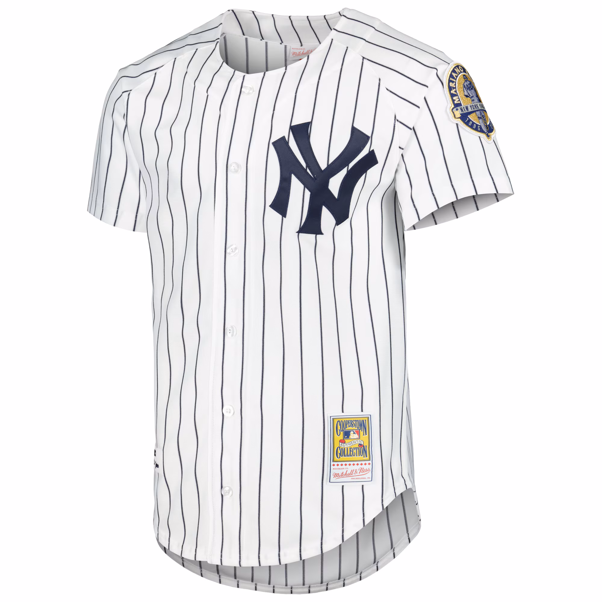 Derek Jeter New York Yankees Mitchell & Ness Cooperstown Collection Authentic Jersey - White