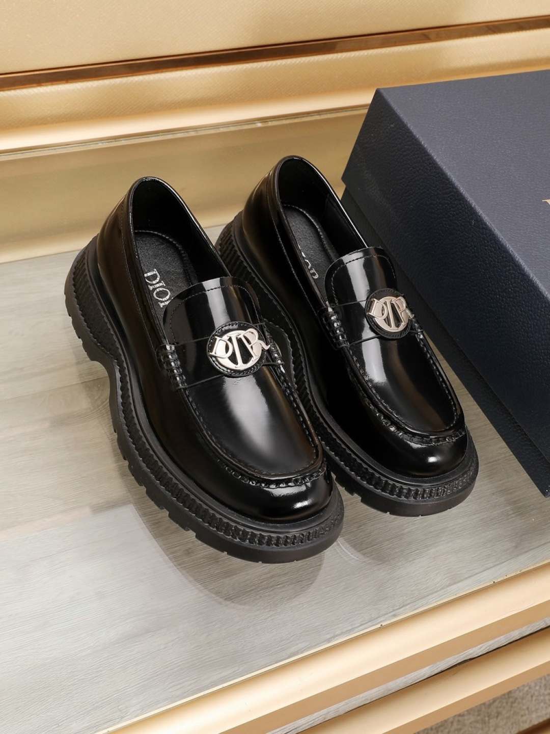 Dior men's leather shoes-35