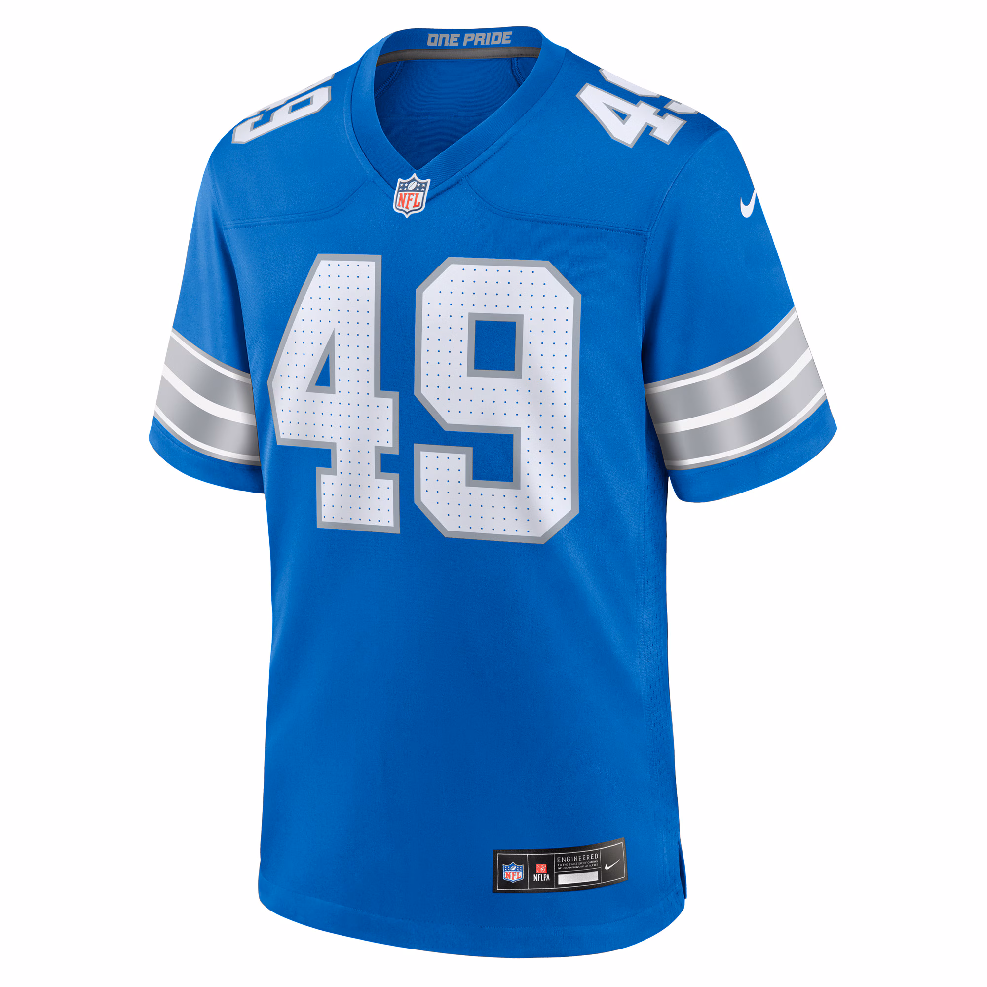 Hogan Hatten Detroit Lions Nike Game Jersey -  Blue