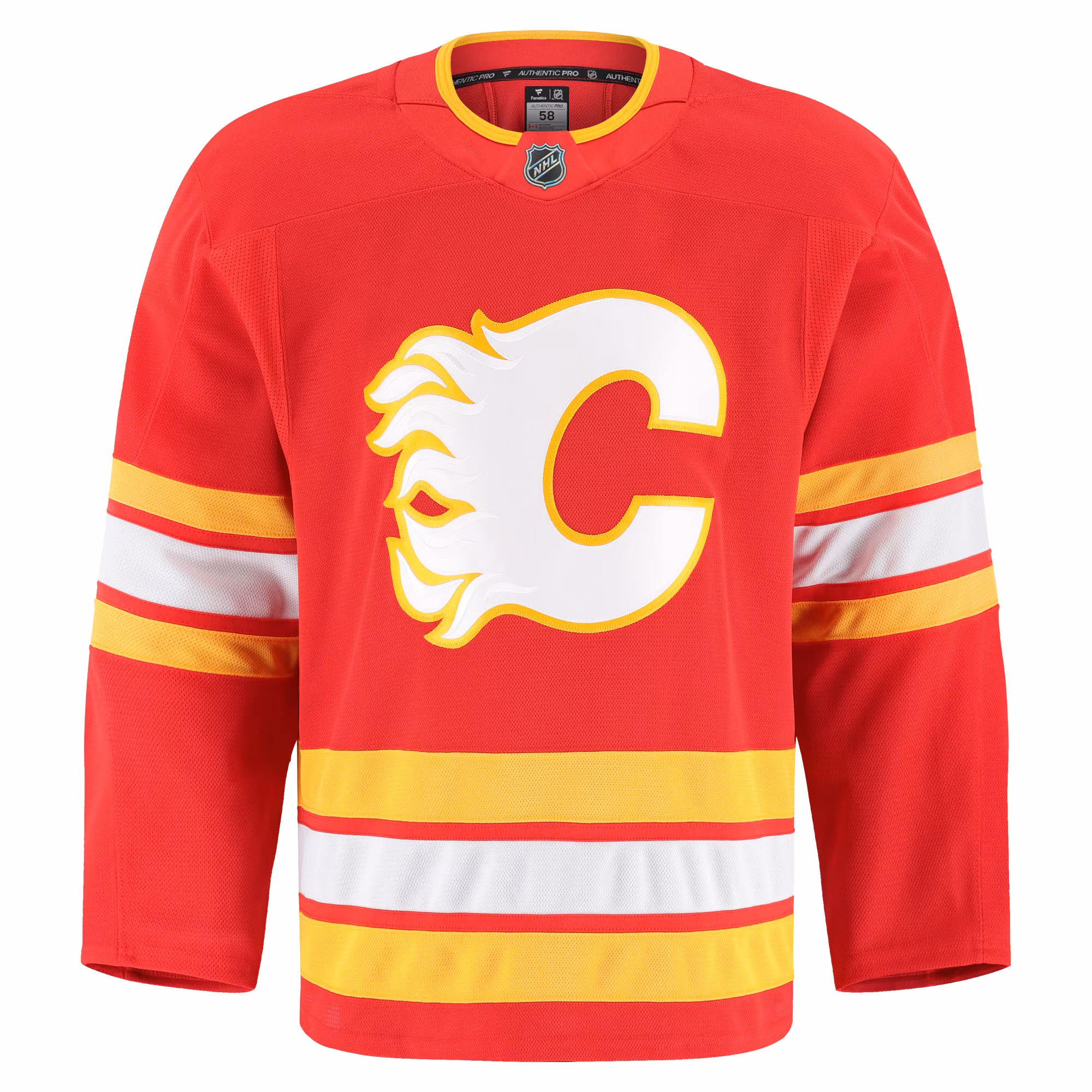 Calgary Flames Fanatics Home Authentic Pro Jersey - Red