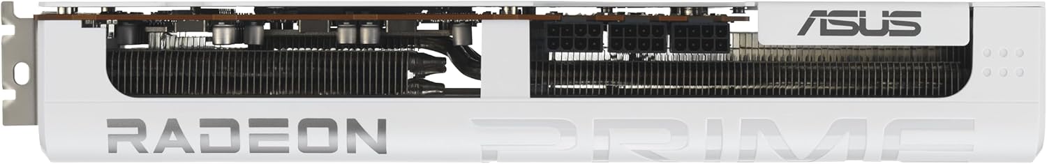 ASUS Prime Radeon™ RX 9070 XT White OC Edition Graphics Card, AMD (PCIe 5.0, HDMI/DP 2.1, 2.5-Slot Design, Axial-tech Fans, Ball Bearings, Dual BIOS, GPU Guard)