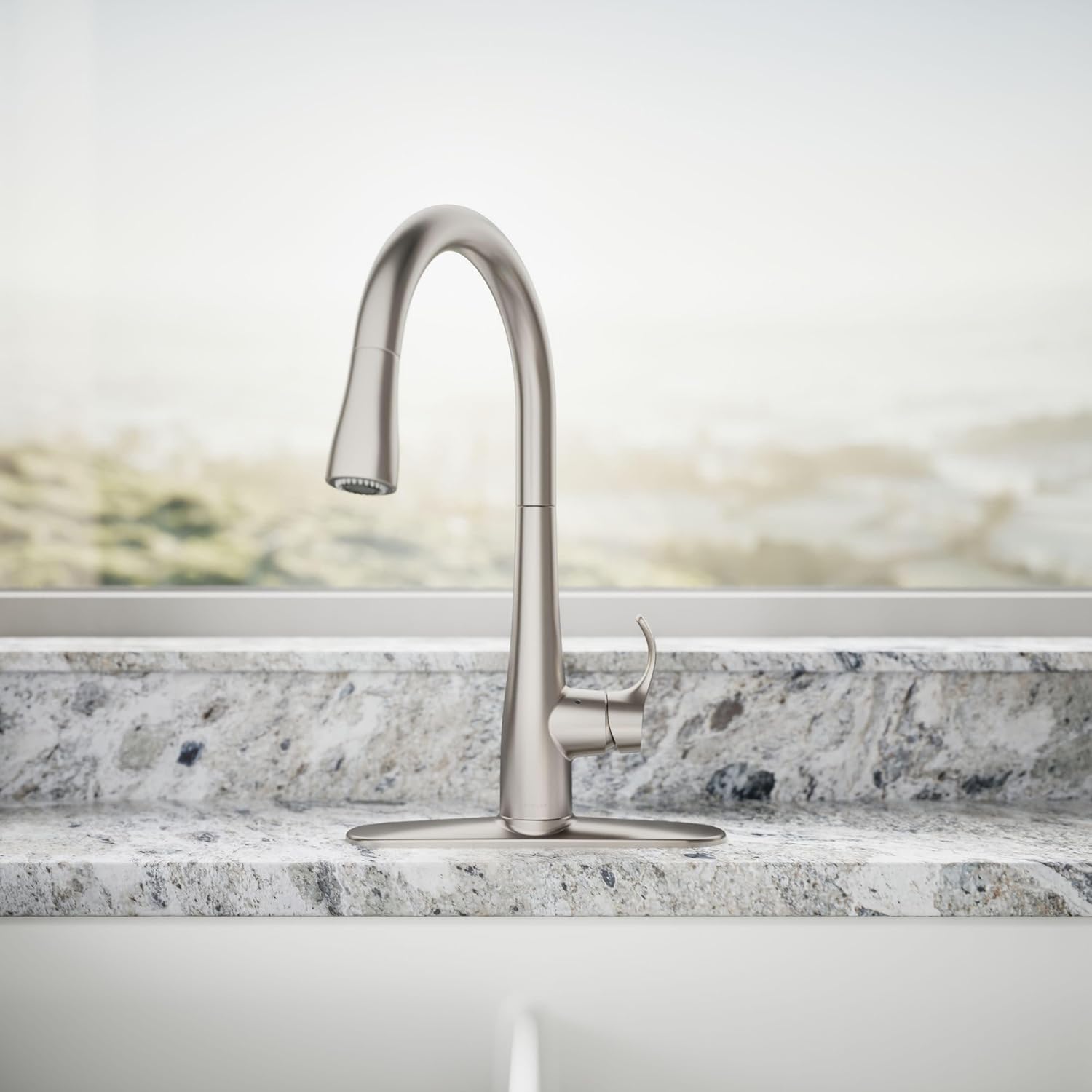 KOHLER Simplice Response Touchless Pull Down Kitchen Faucet in Stainless Steel, K-22036-VS