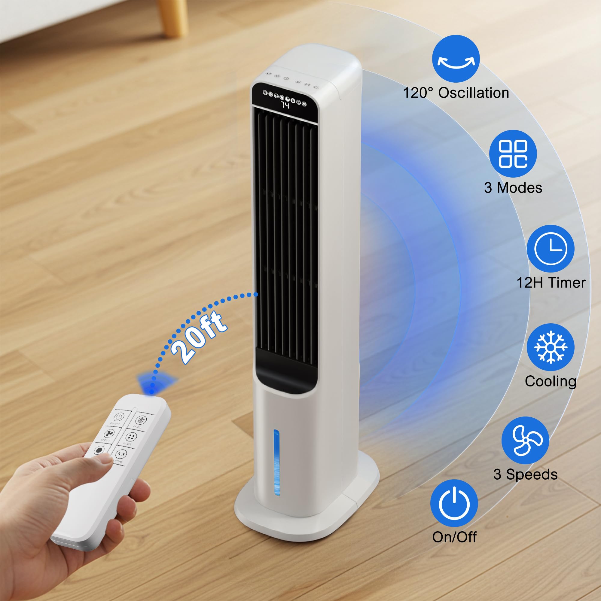 SUNGDOGIN Windowless Portable Air Conditioner with Remote