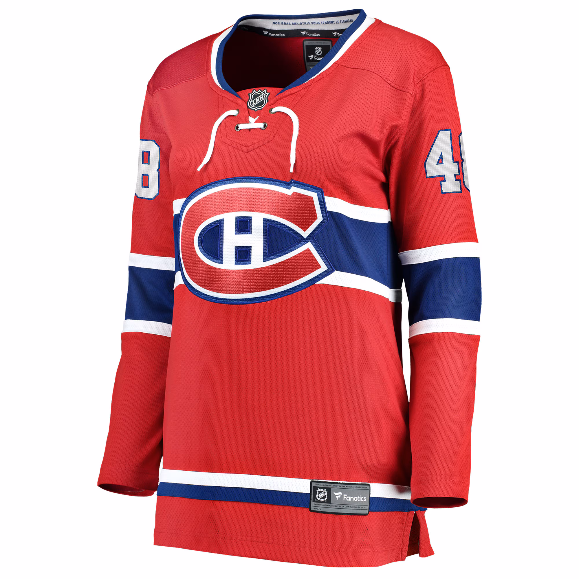 Lane Hutson Montreal Canadiens Fanatics Women's Home Breakaway Player Jersey - Red