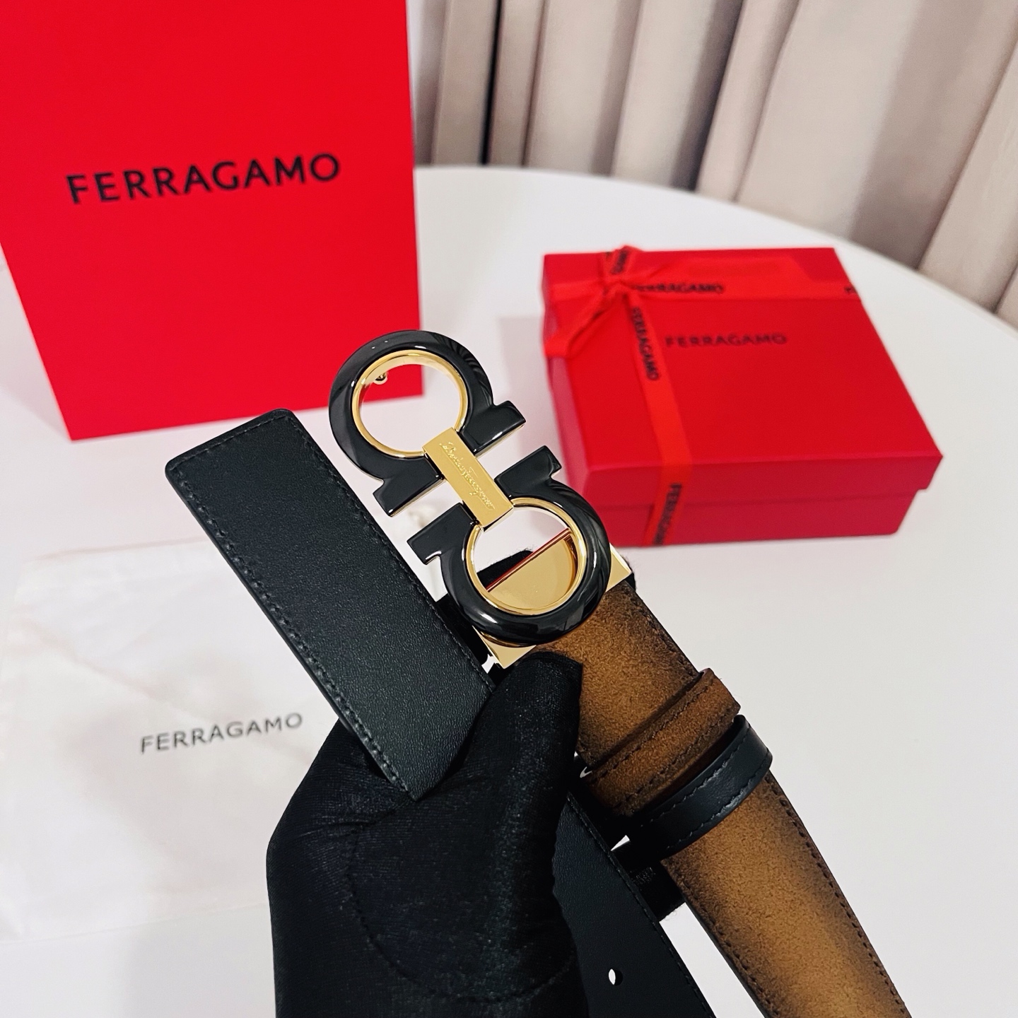 Ferragamo belt-80