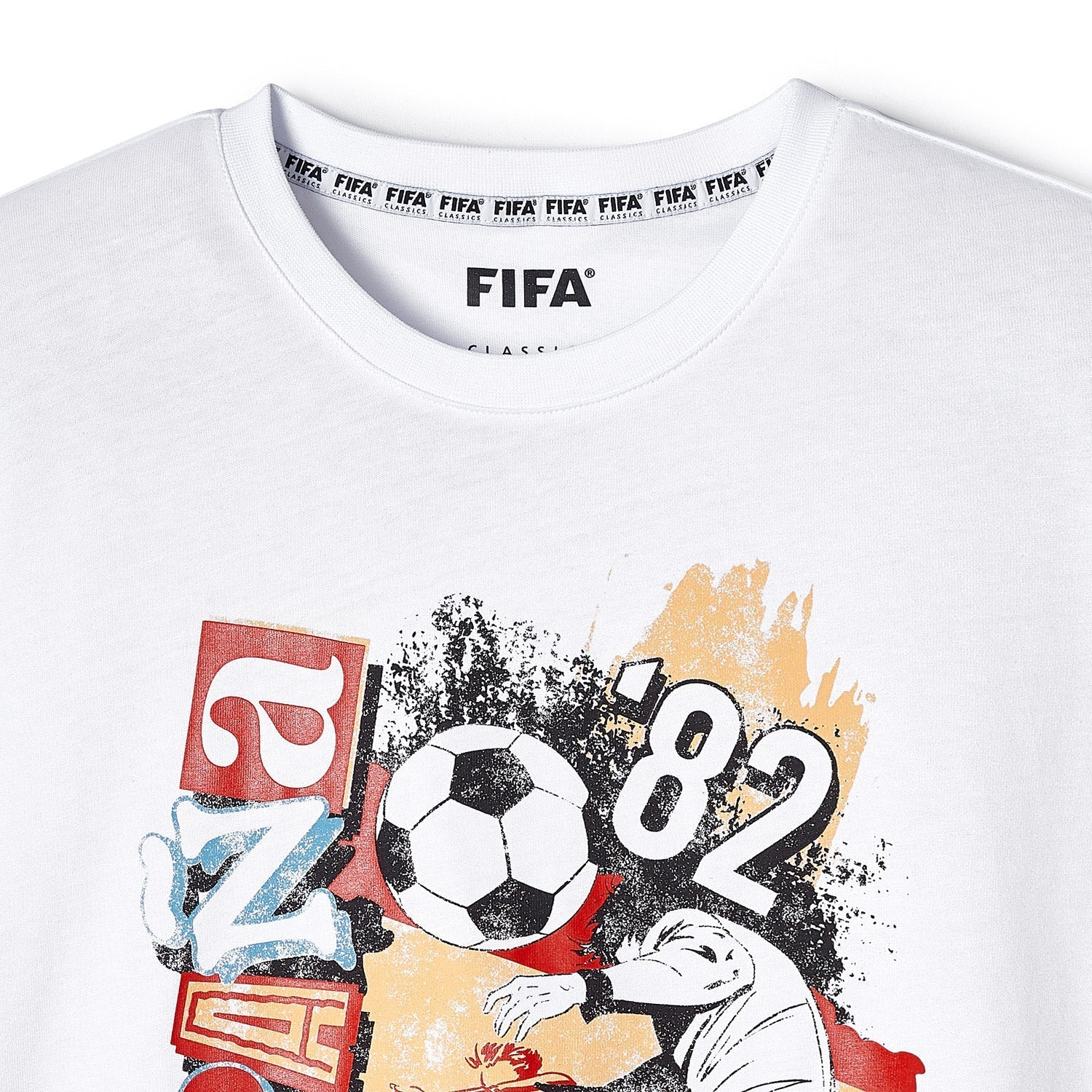 FIFA Classics Spain '82 Retro Paint T-Shirt - Unisex