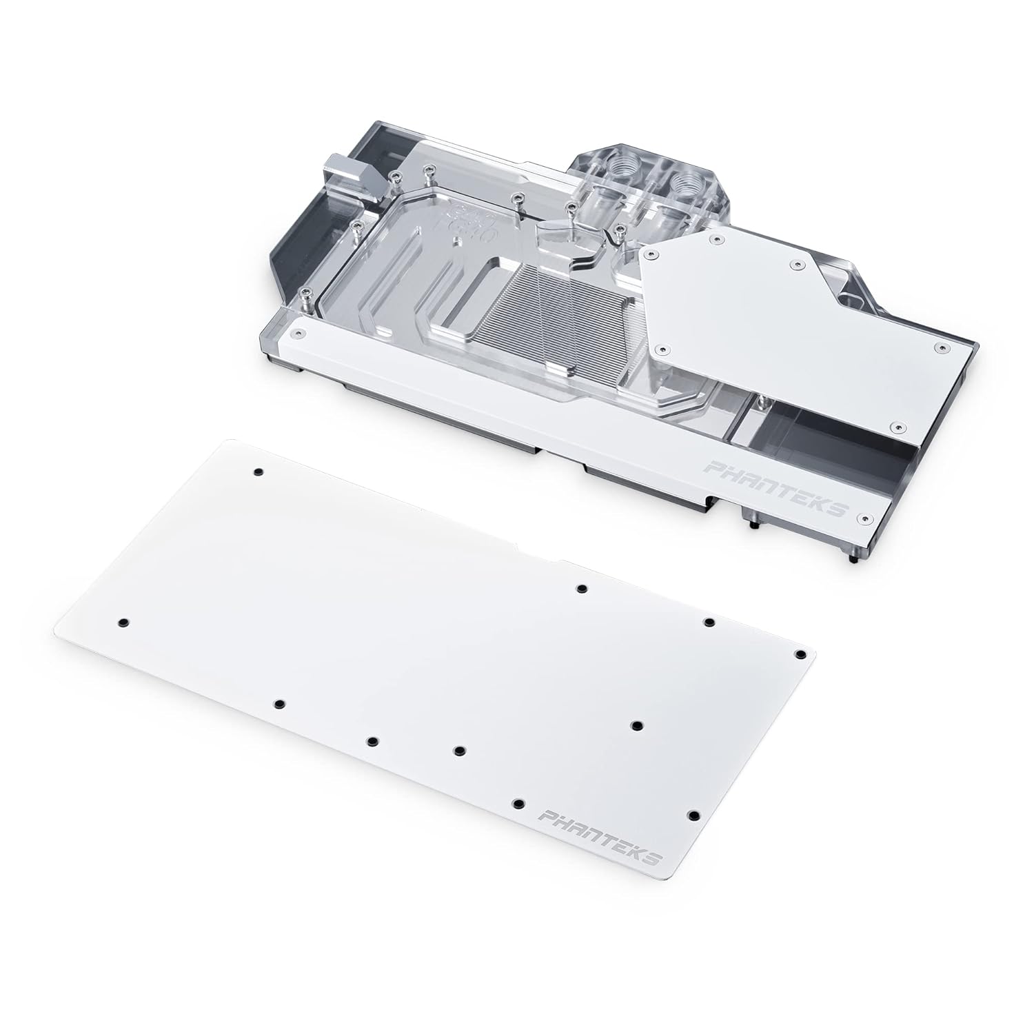 Phanteks (PH-GB4090MS) Glacier G4090 MSI Water Block Bundle for MSI SUPRIM (X) / Gaming (X) Trio RTX 4090, Nickel-Plated Copper Block, Acrylic, Aluminum Cover Plate, Digital-RGB (White)