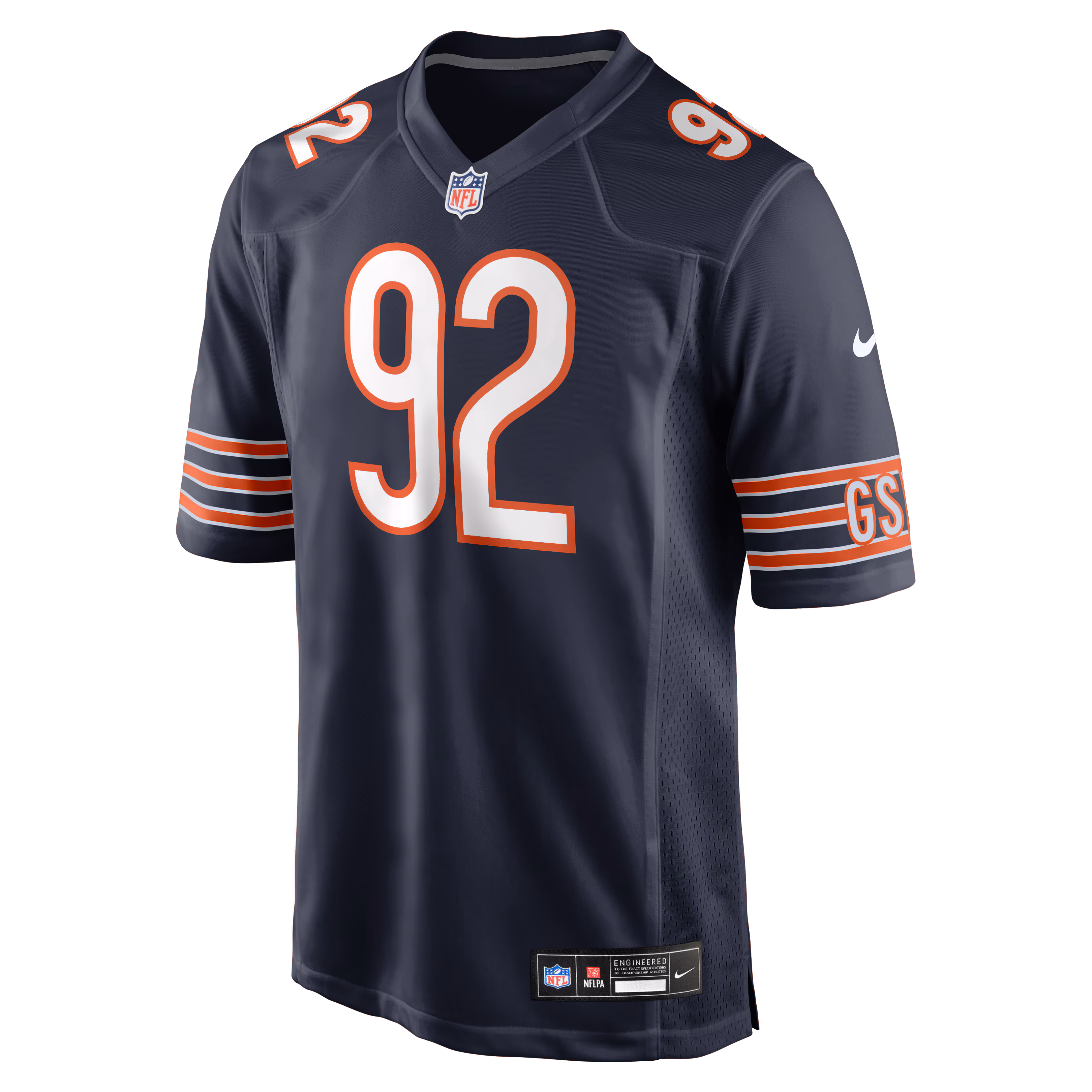 Daniel Hardy Chicago Bears Nike Team Game Jersey -  Navy