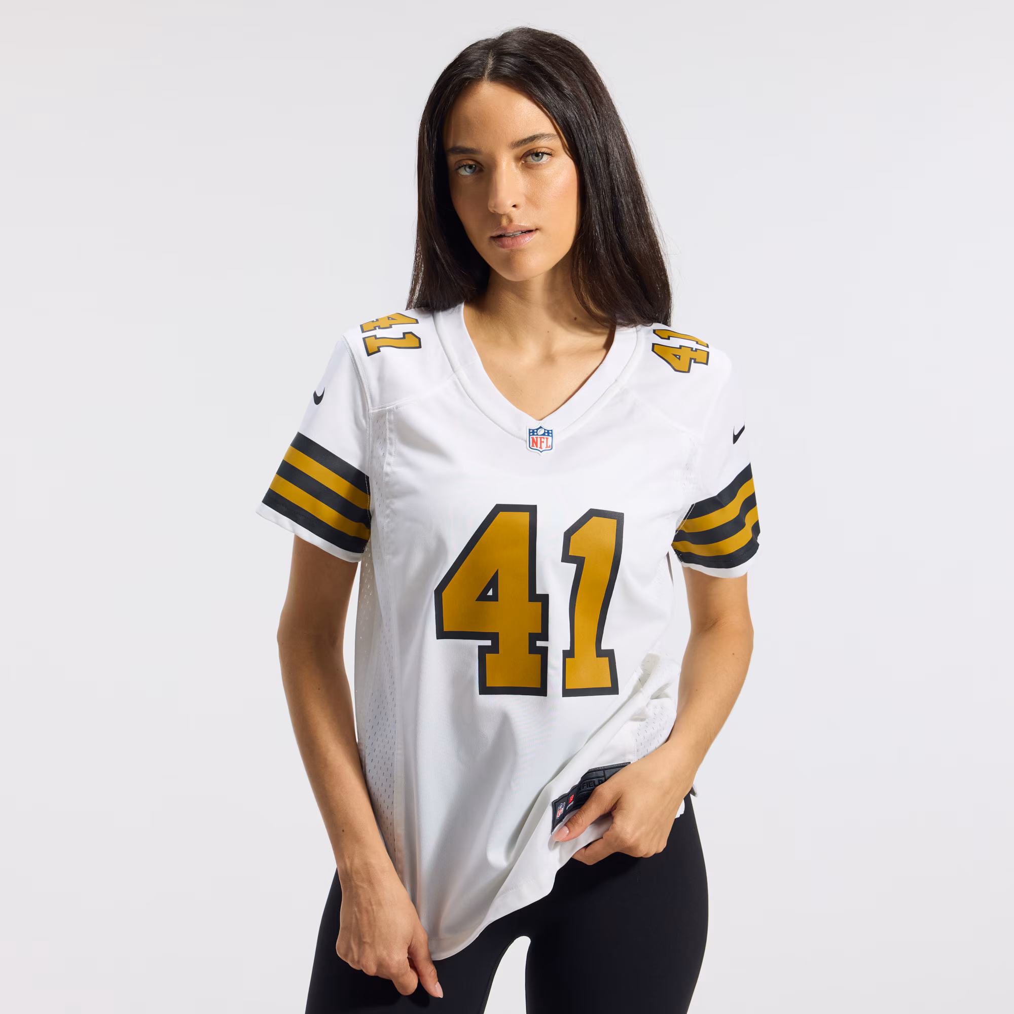 Alvin Kamara New Orleans Saints Nike Women's Alternate Game Player Jersey - White