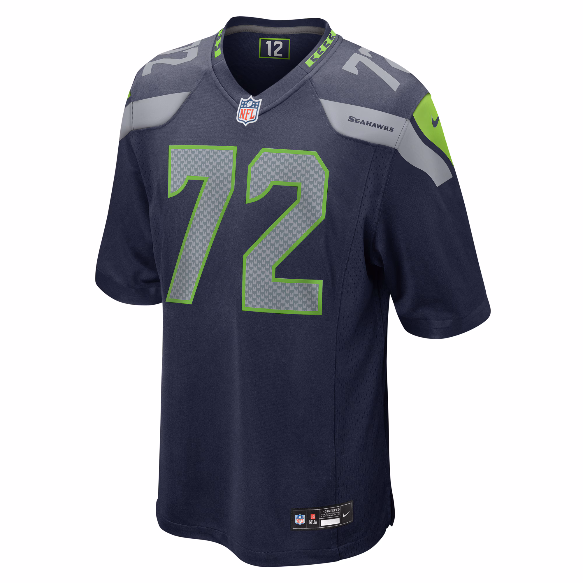 Abraham Lucas Seattle Seahawks Nike  Game Jersey -  College Navy