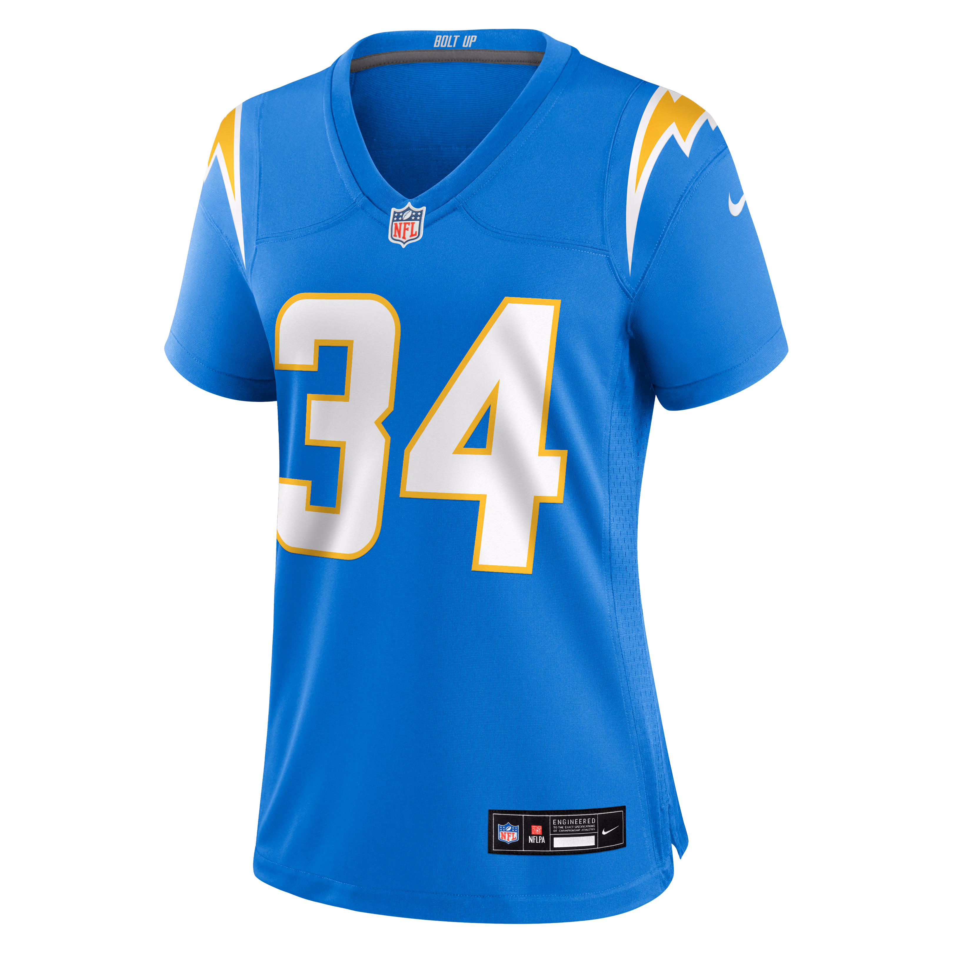Keaton Mitchell Los Angeles Chargers Nike Women's Team Game Jersey -  Powder Blue