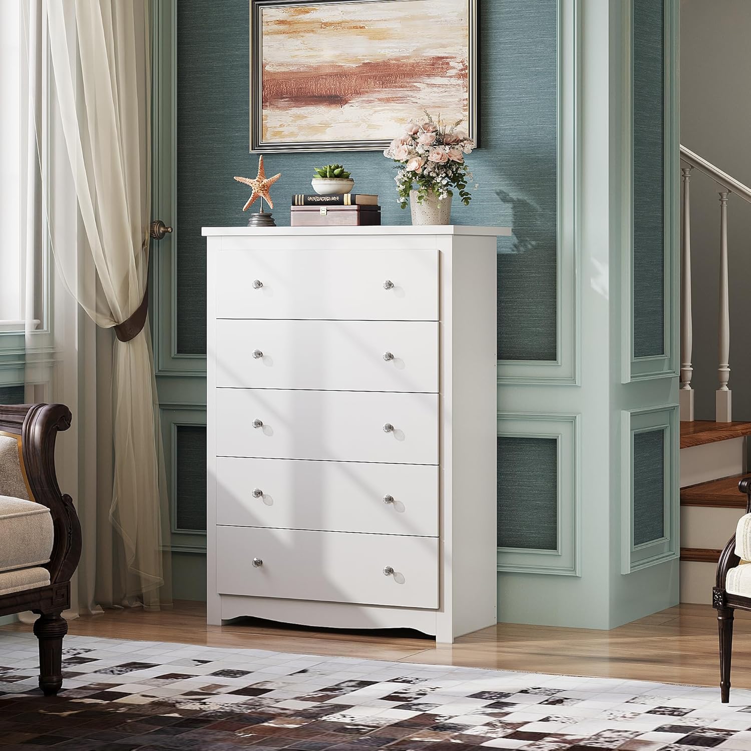 WLIVE White Dresser for Bedroom, 45