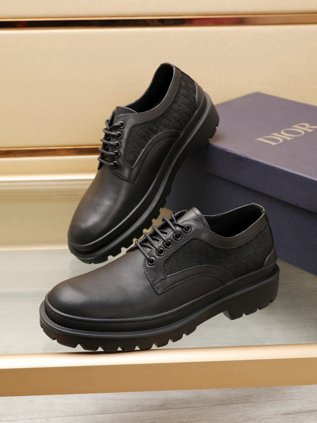 Dior men's leather shoes-38