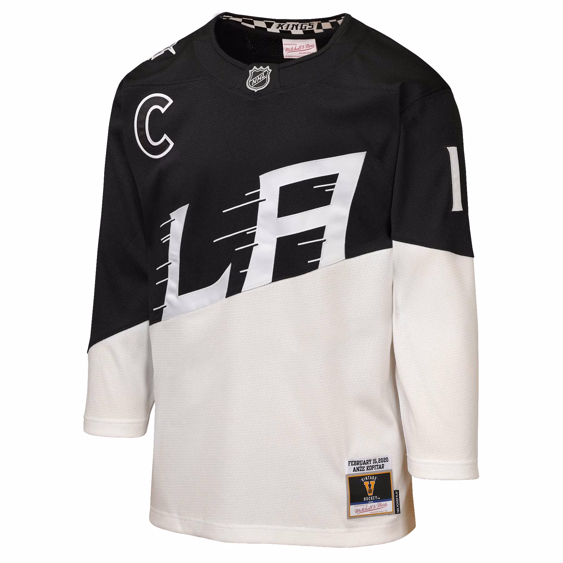 Anze Kopitar Los Angeles Kings Mitchell & Ness Youth 2020 Stadium Series Power Play Jersey - Black/White