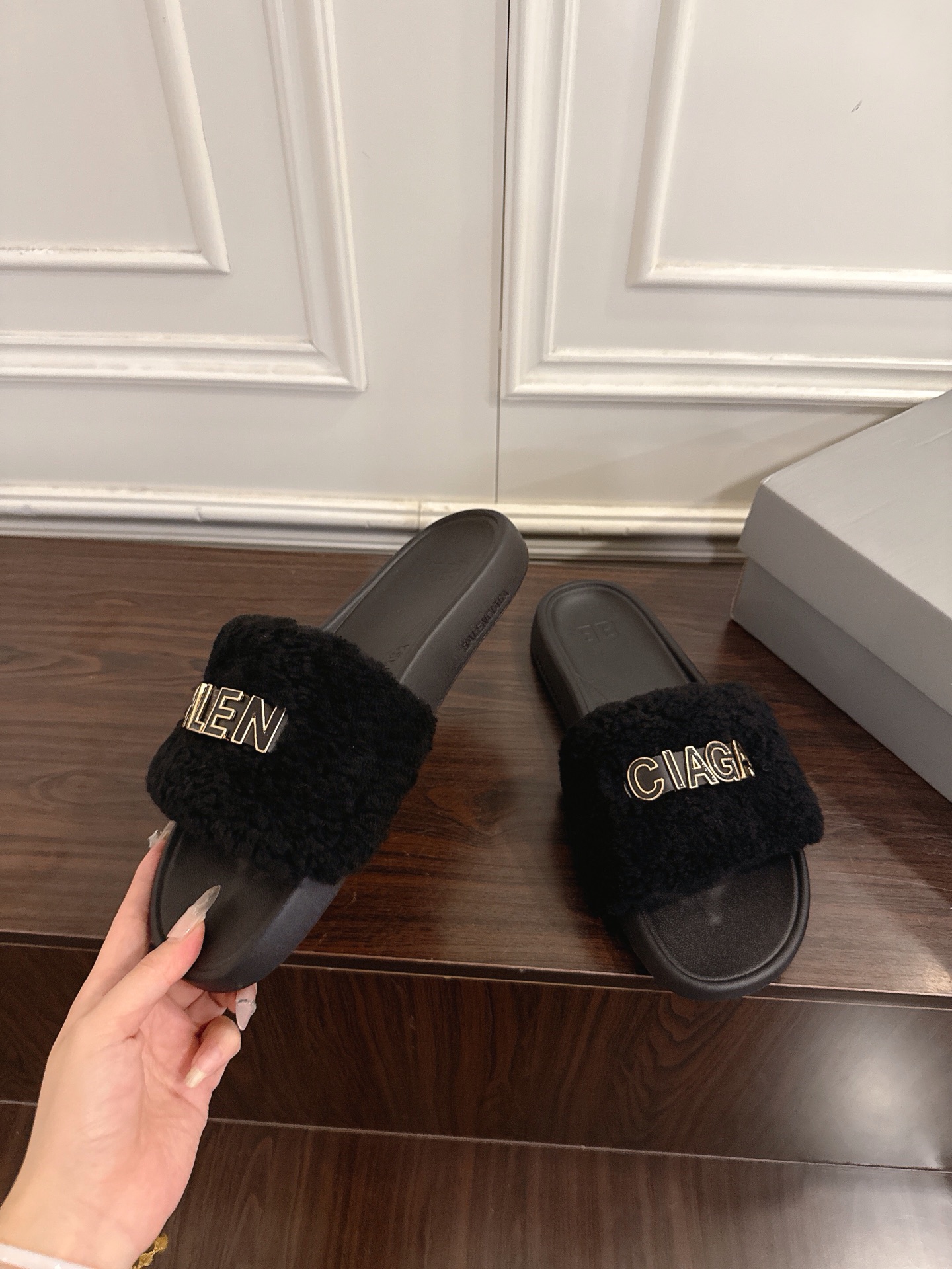 Balenciaga Cotton Slippers