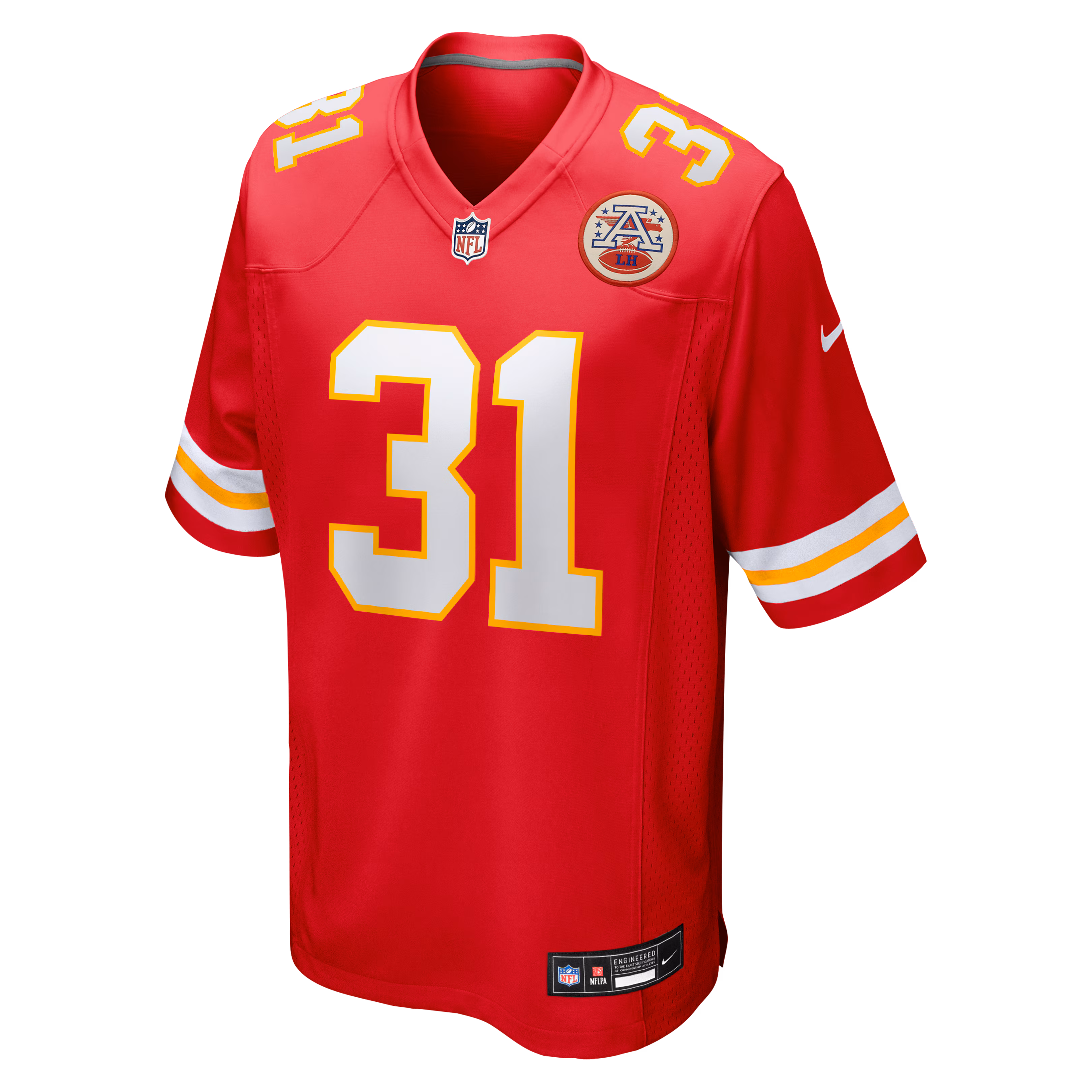 Jeffrey Bassa Kansas City Chiefs Nike Team Game Jersey -  Red
