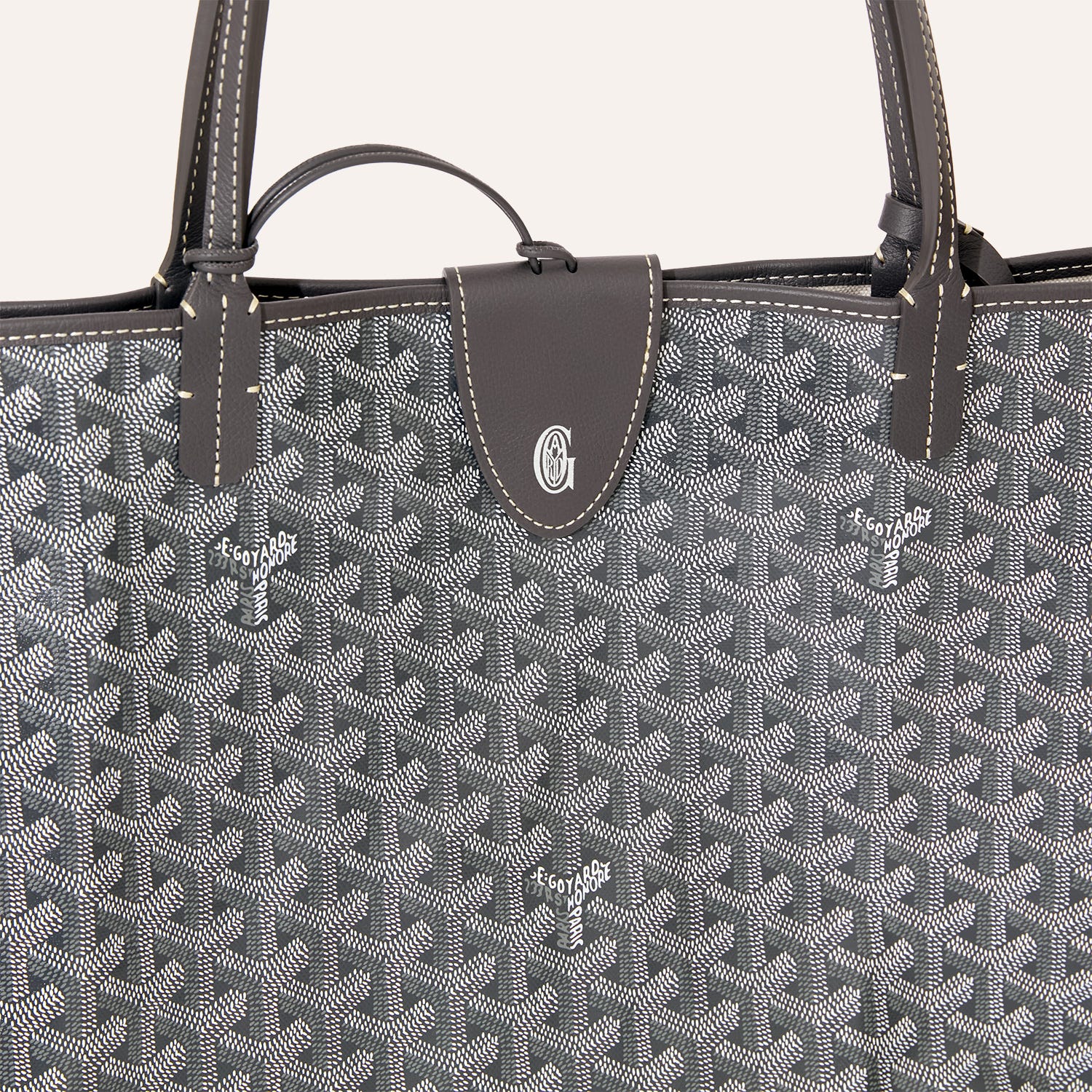 Saint Louis GM bag Stripes and Initials