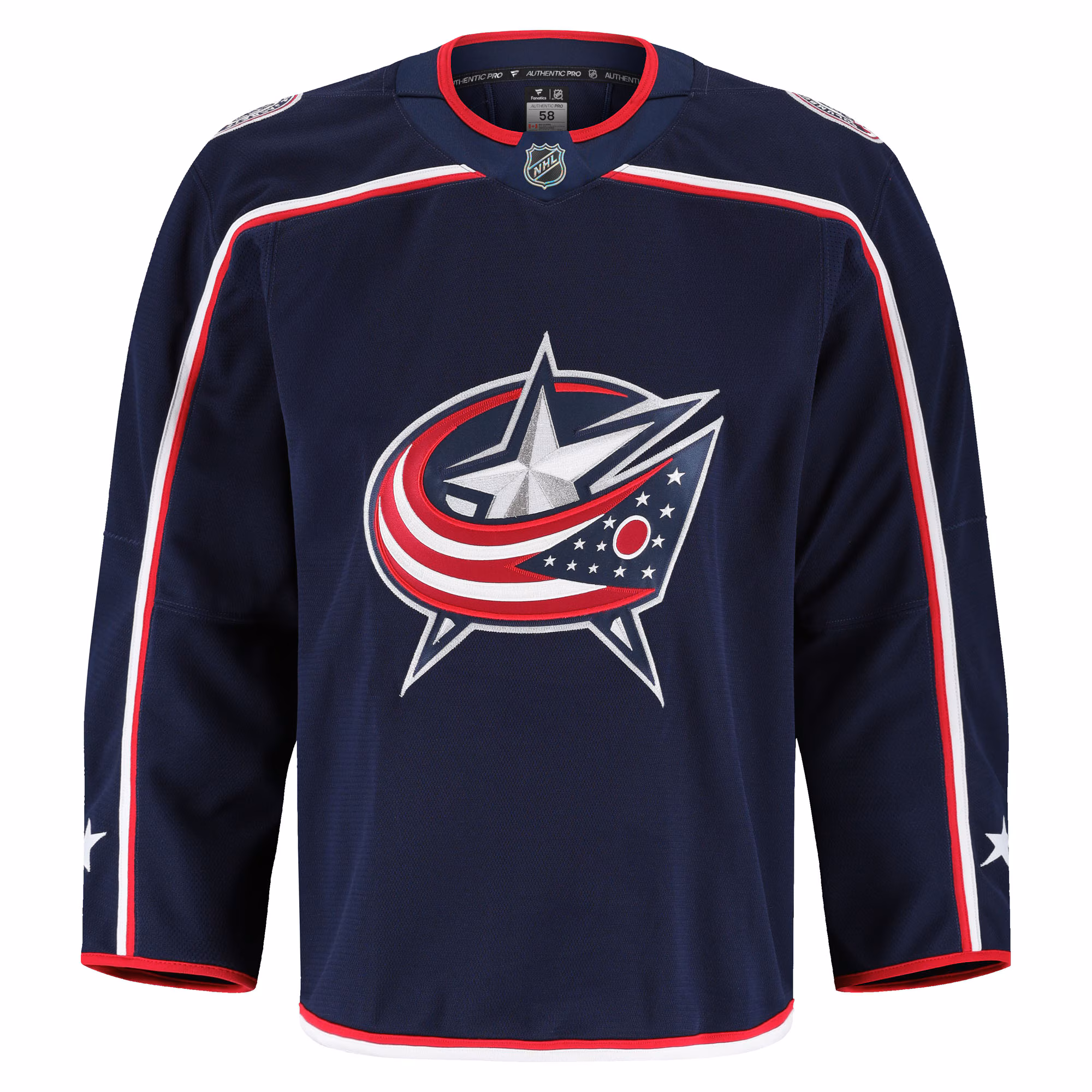 Columbus Blue Jackets Fanatics Home Authentic Pro Jersey - Navy