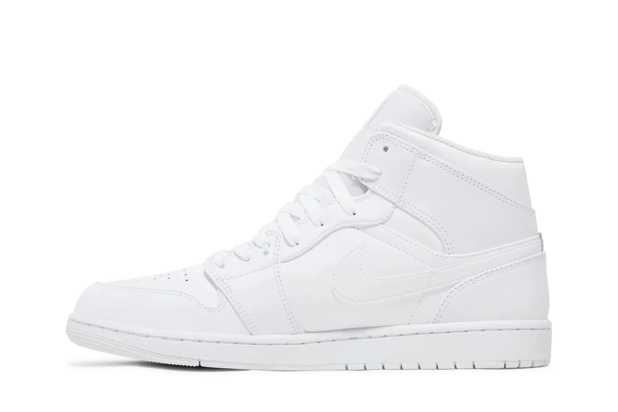 Jordan 1 Mid 'Triple White'