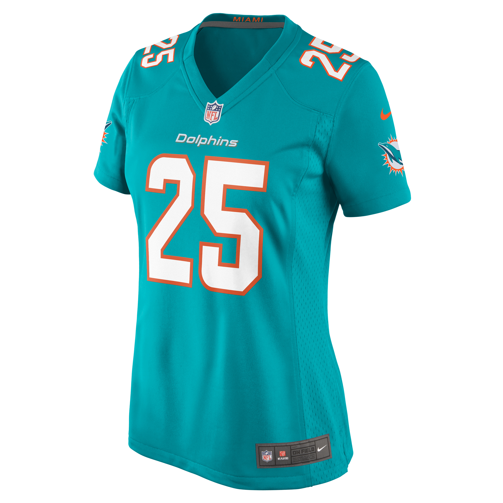 Jaylen Wright Miami Dolphins Nike Women's  Game Jersey -  Aqua