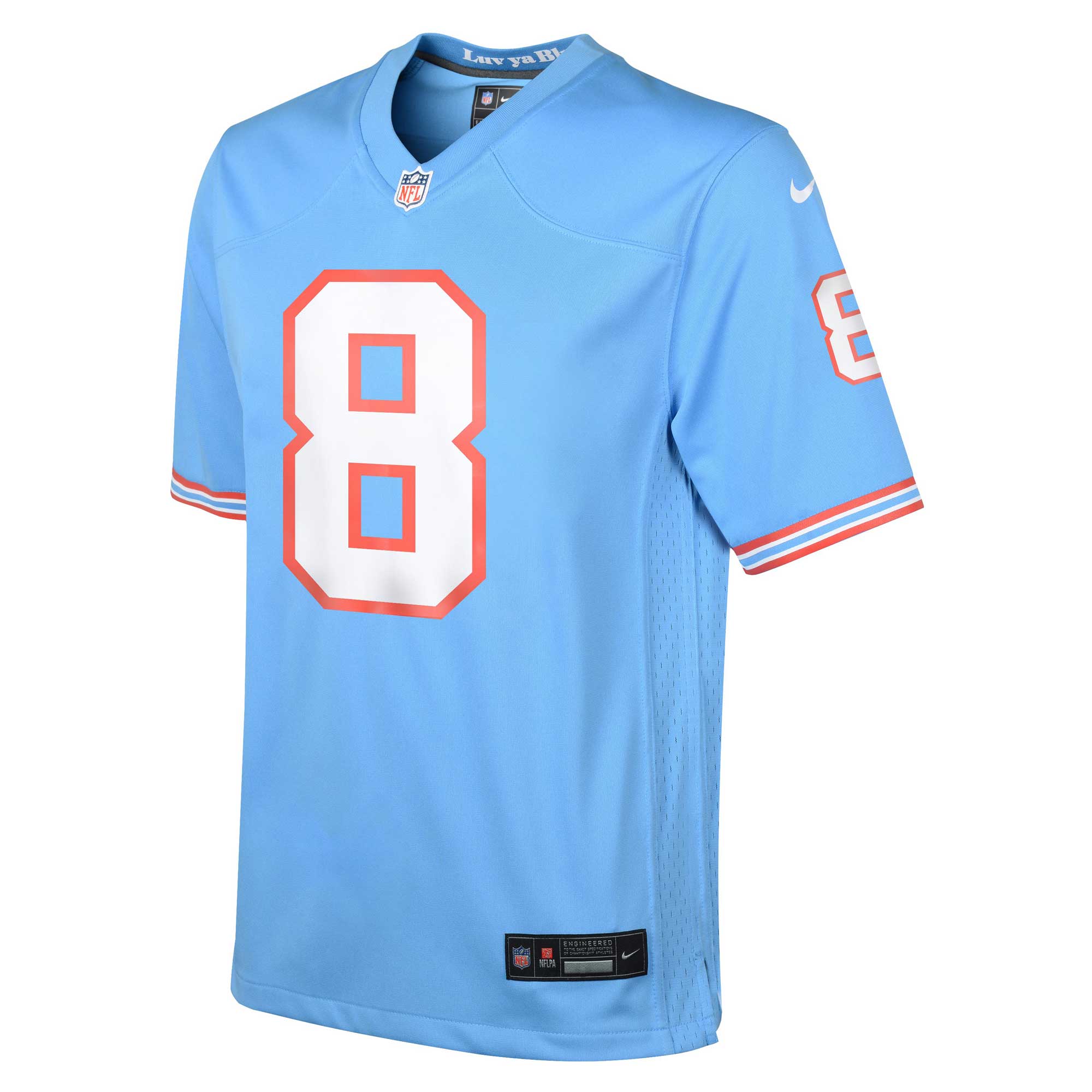 Will Levis Tennessee Titans Nike Youth Game Jersey - Light Blue