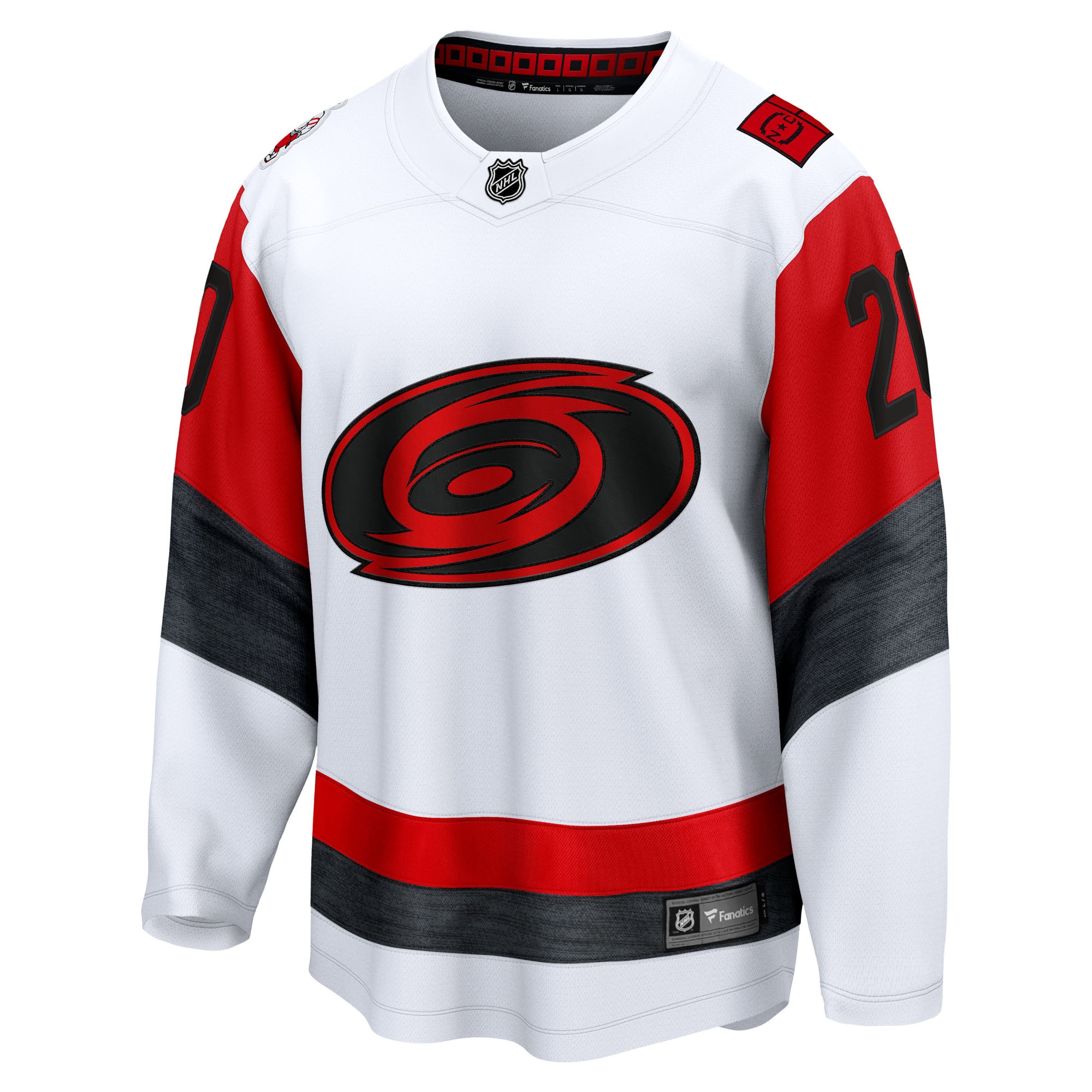 Sebastian Aho Carolina Hurricanes Fanatics Away Breakaway Jersey - White