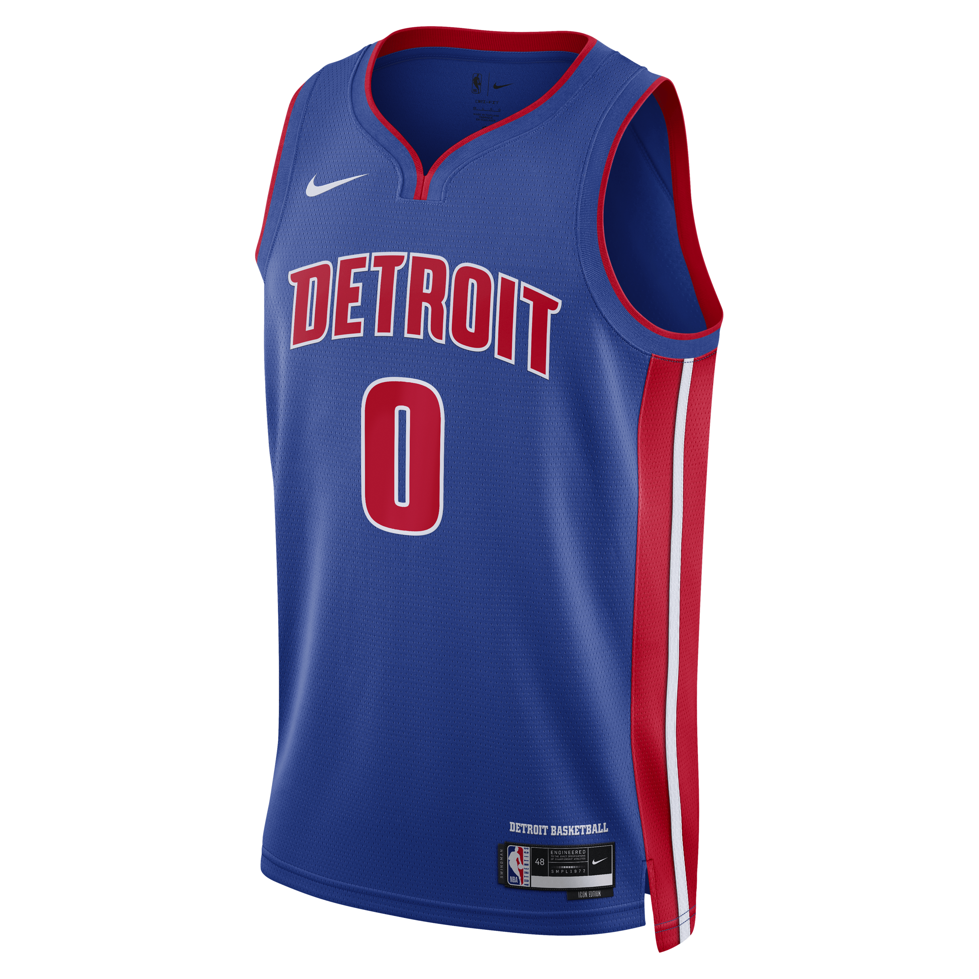 Jalen Duren Detroit Pistons Nike Unisex Swingman Jersey - Icon Edition - Blue