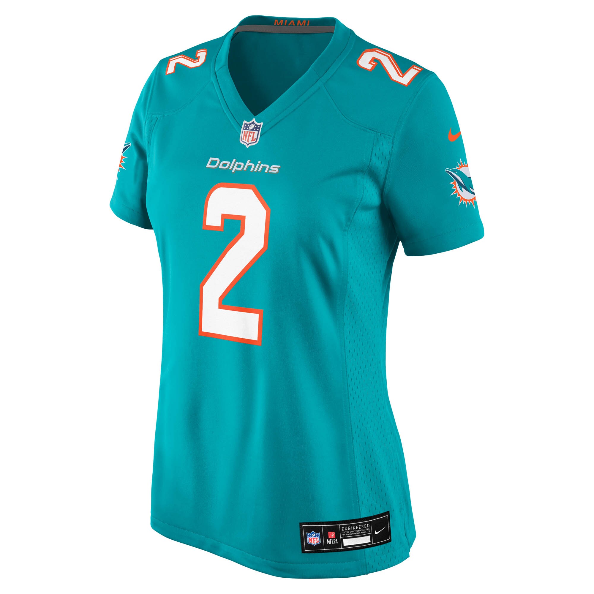 Malik Willis Miami Dolphins Nike Women's Game Jersey - Aqua