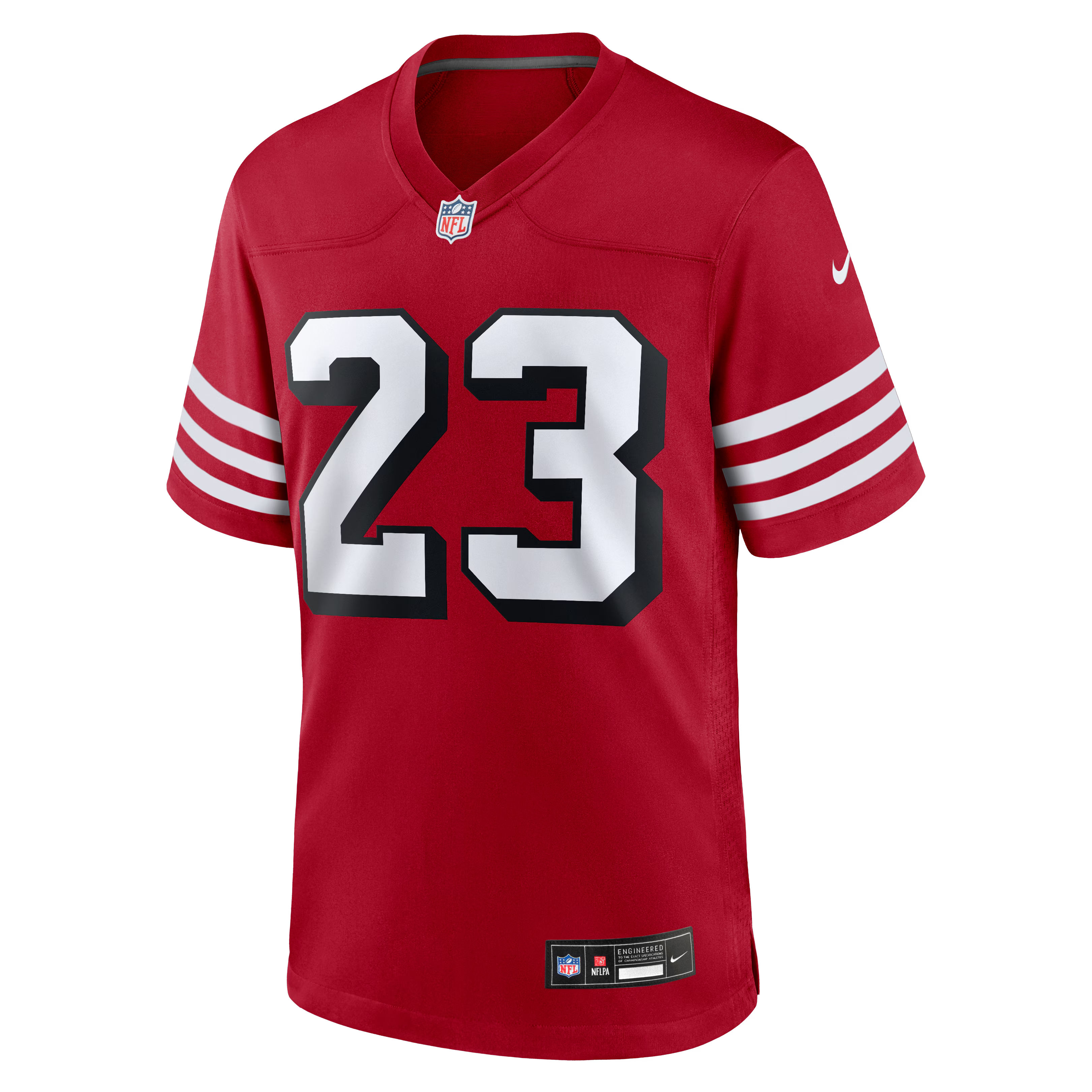 Christian McCaffrey San Francisco 49ers Nike Alternate Game Player Jersey - Scarlet