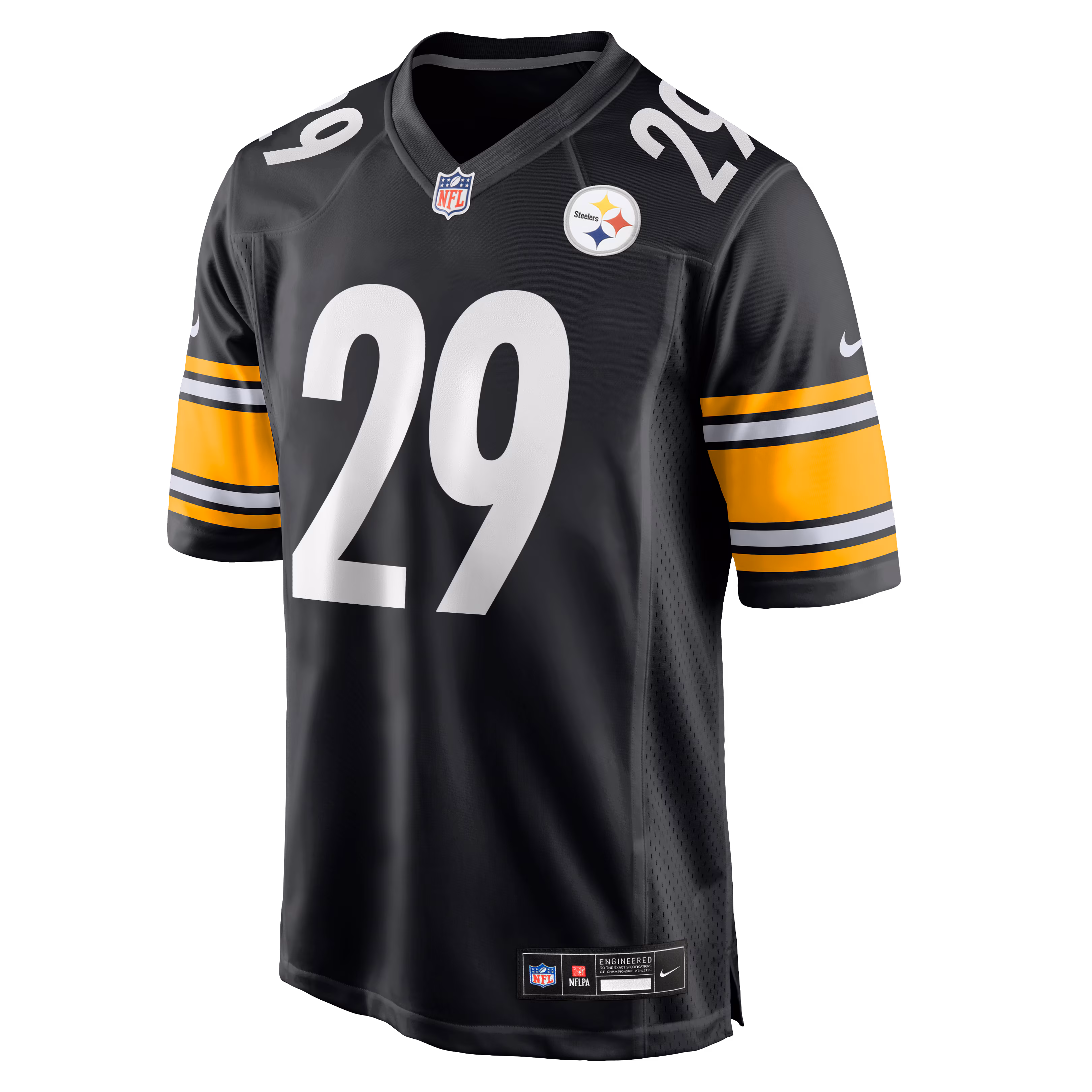 Eli Heidenreich Pittsburgh Steelers Nike Team Game Jersey - Black