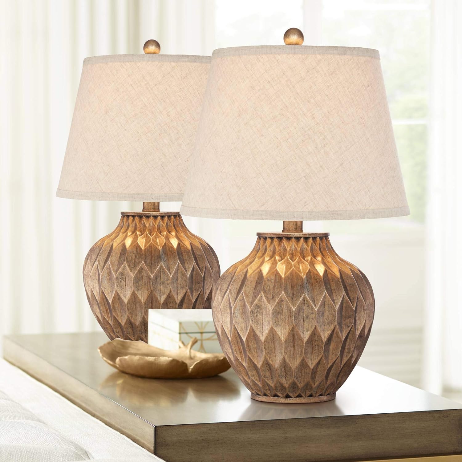 360 Lighting Buckhead Traditional Style Small Accent Table Lamps 22