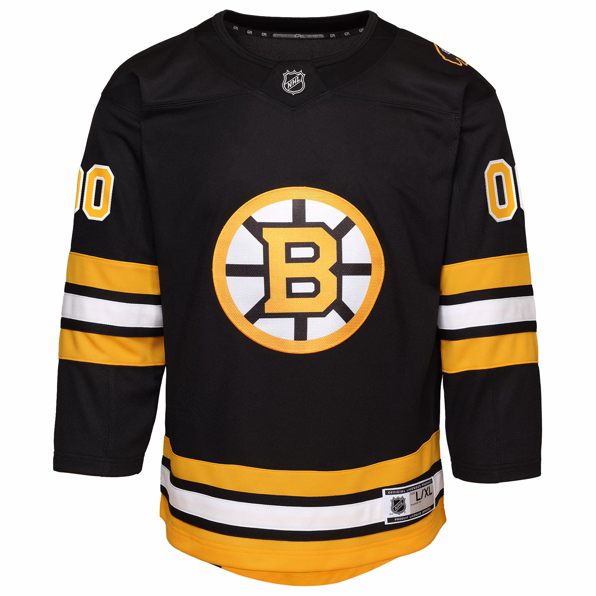 Boston Bruins Youth Home Custom Premier Jersey - Black