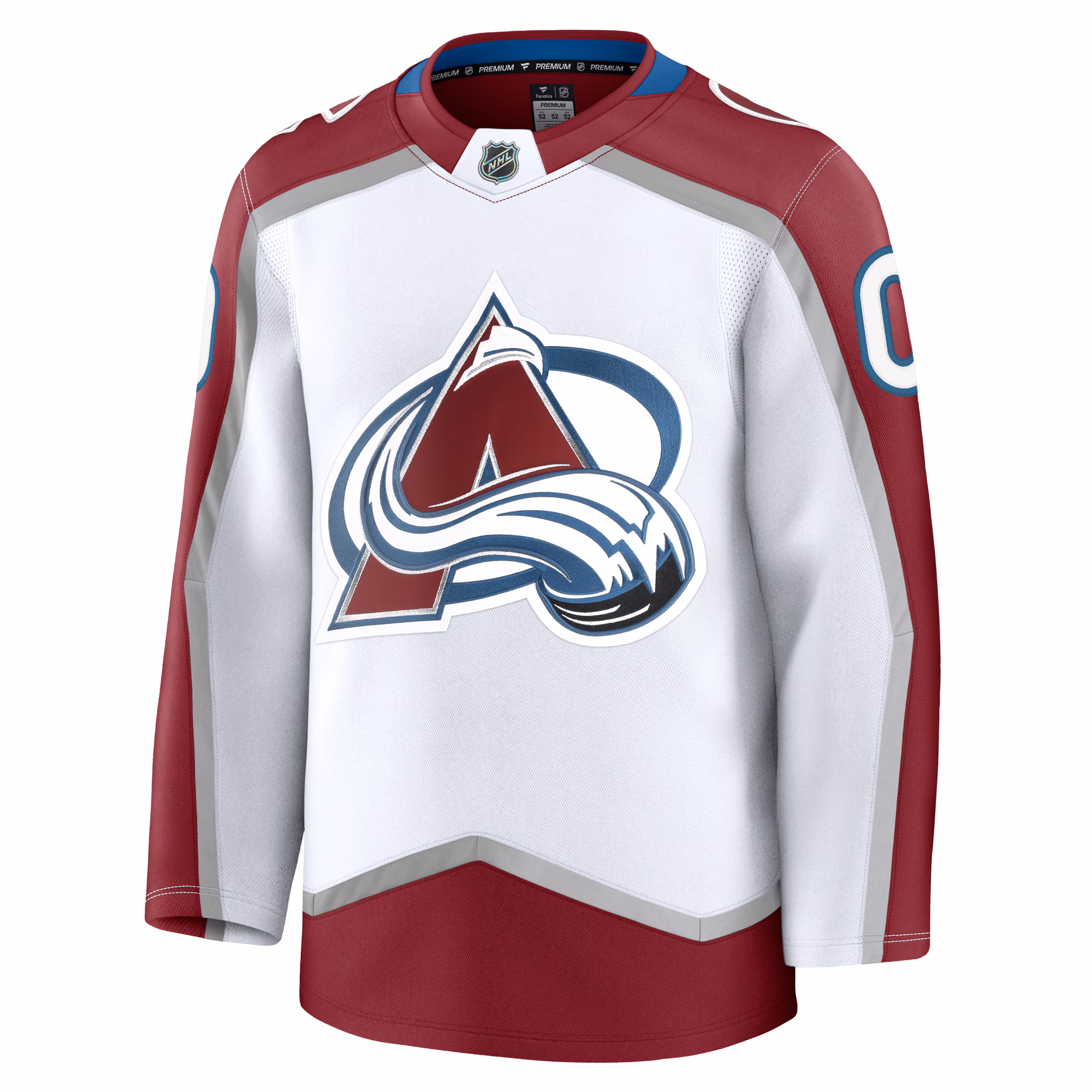 Colorado Avalanche Fanatics Away Premium Custom Jersey - White