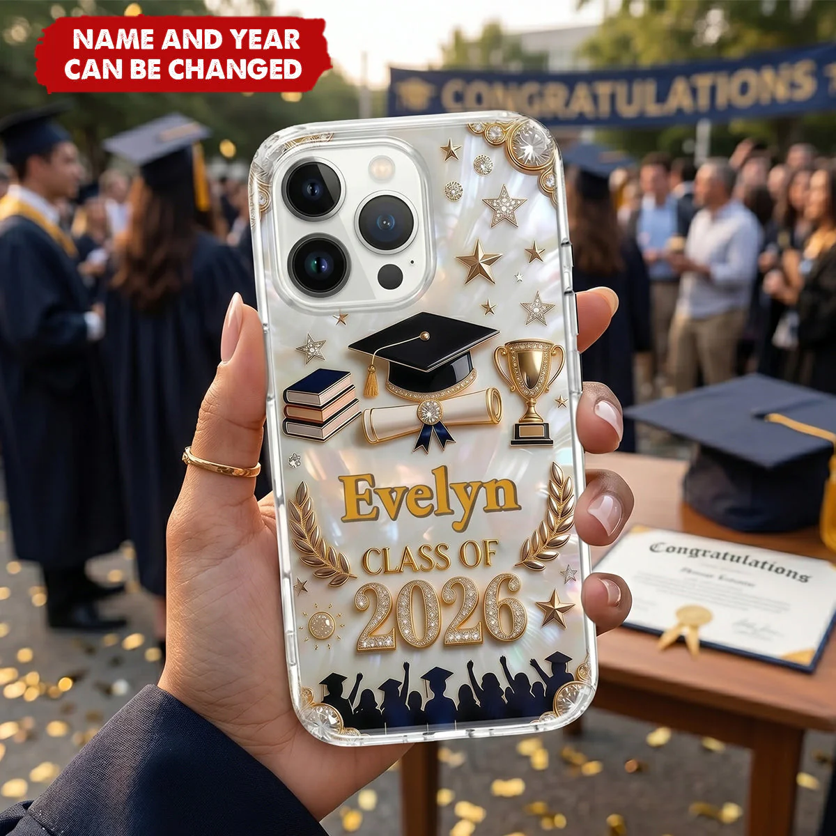Class Of - Personalized Phone Case, Gift For Graduates