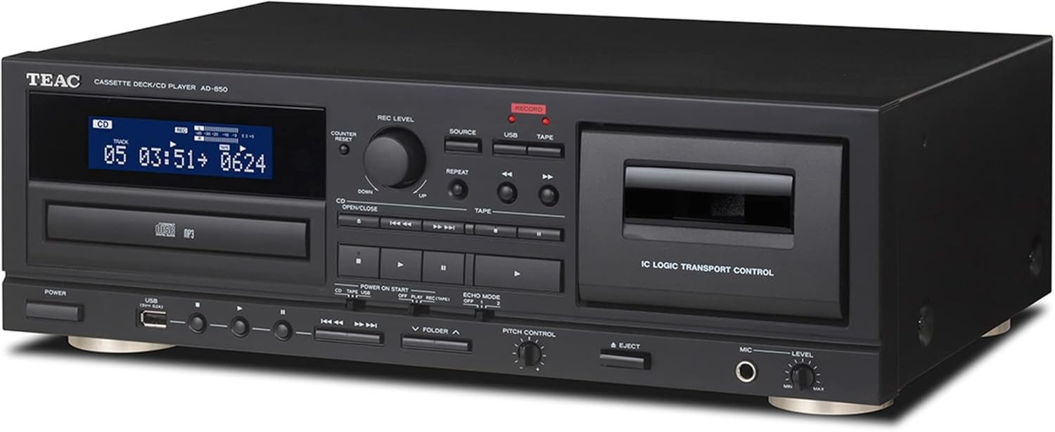 TEAC AD-850 Cassette Deck CD Player