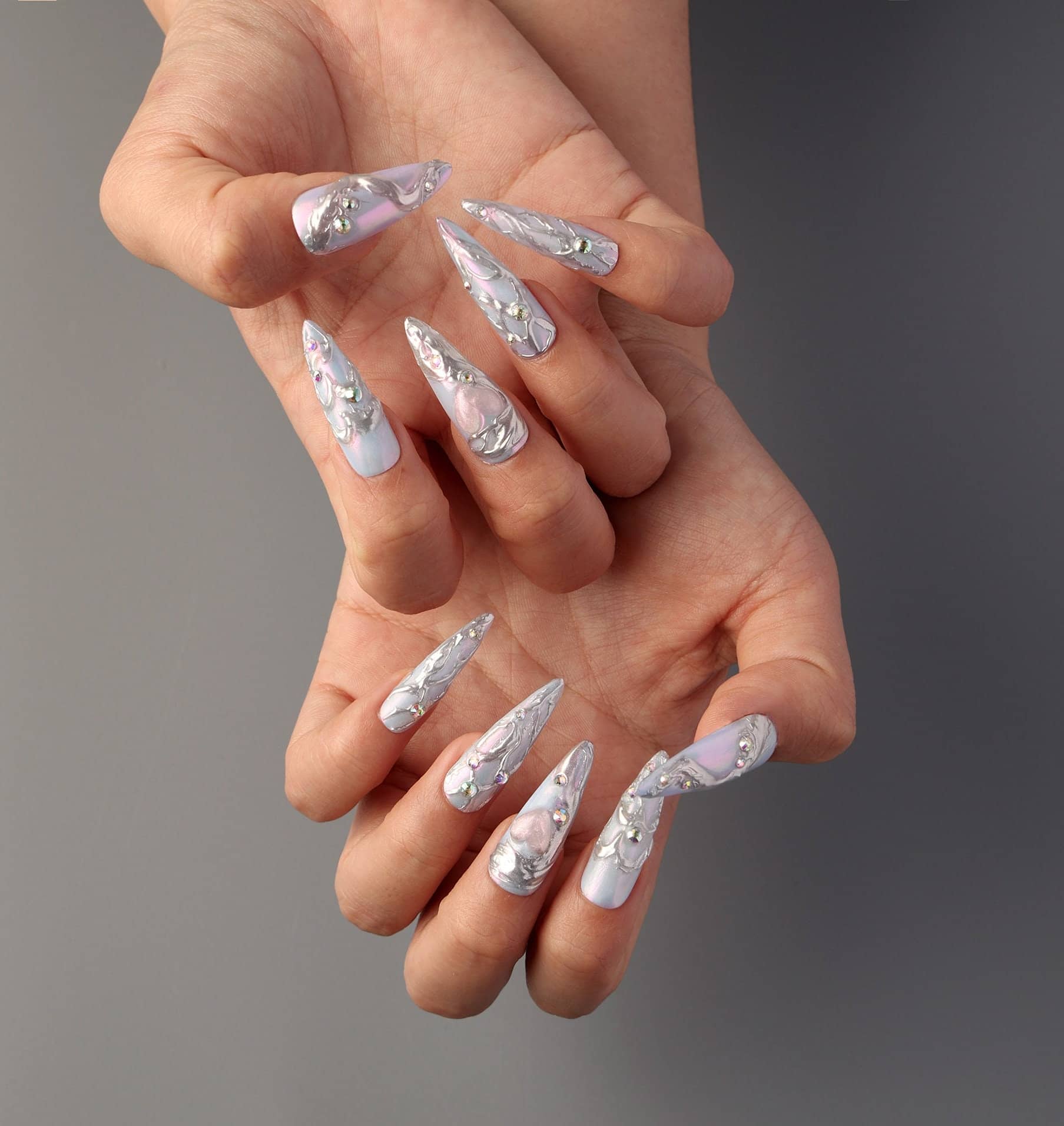 Dreamy Gothic Ombre Press On NailsDreamy Gothic Ombre Press On Nails - SAYEGIRLS