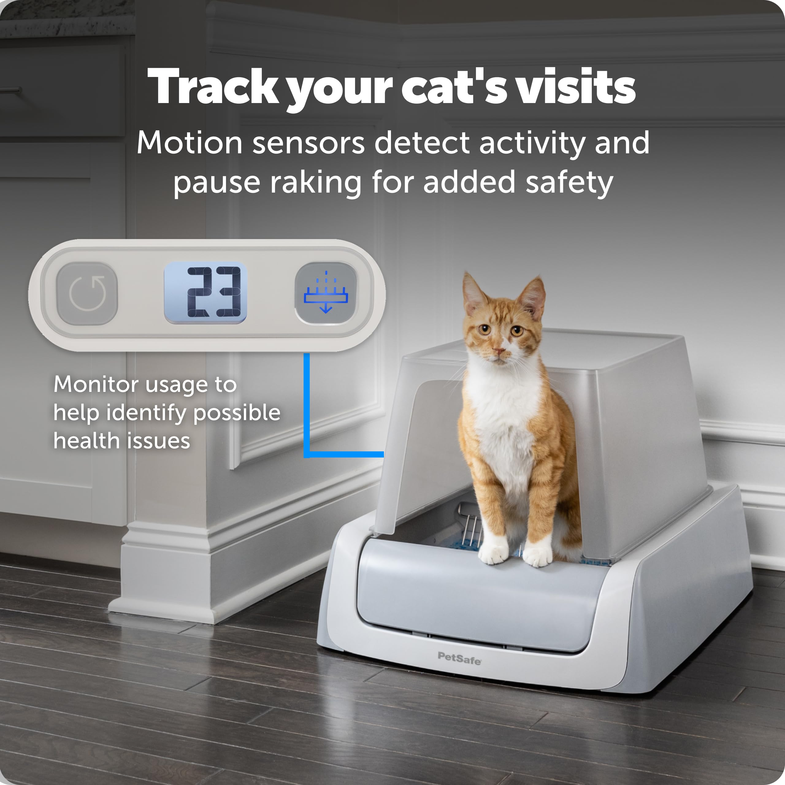 PETSAFE Legacy ScoopFree Crystal Pro Self-Cleaning Cat Litter Box