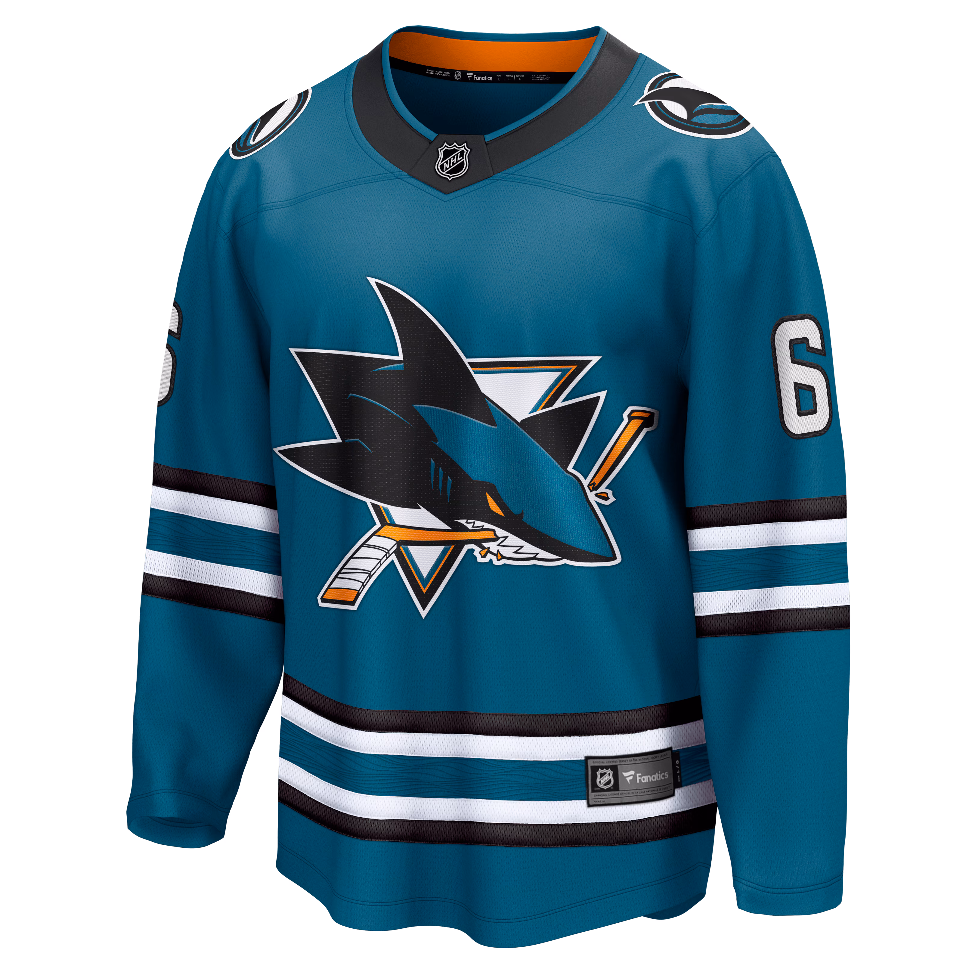 Sam Dickinson San Jose Sharks Fanatics Home Breakaway Jersey - Teal