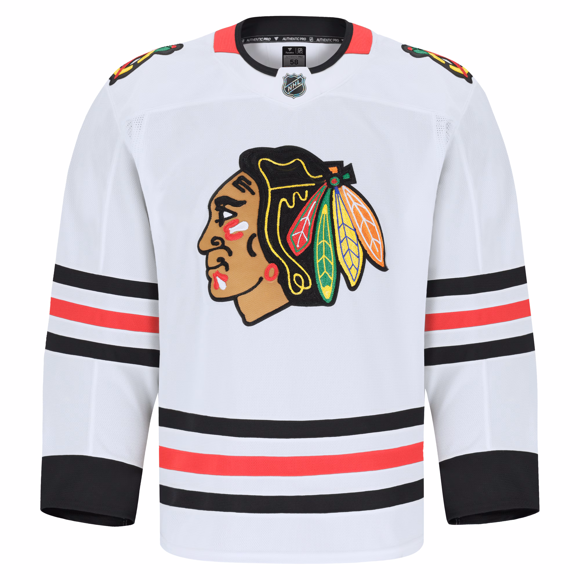 Chicago Blackhawks Fanatics Away Authentic Pro Jersey - White